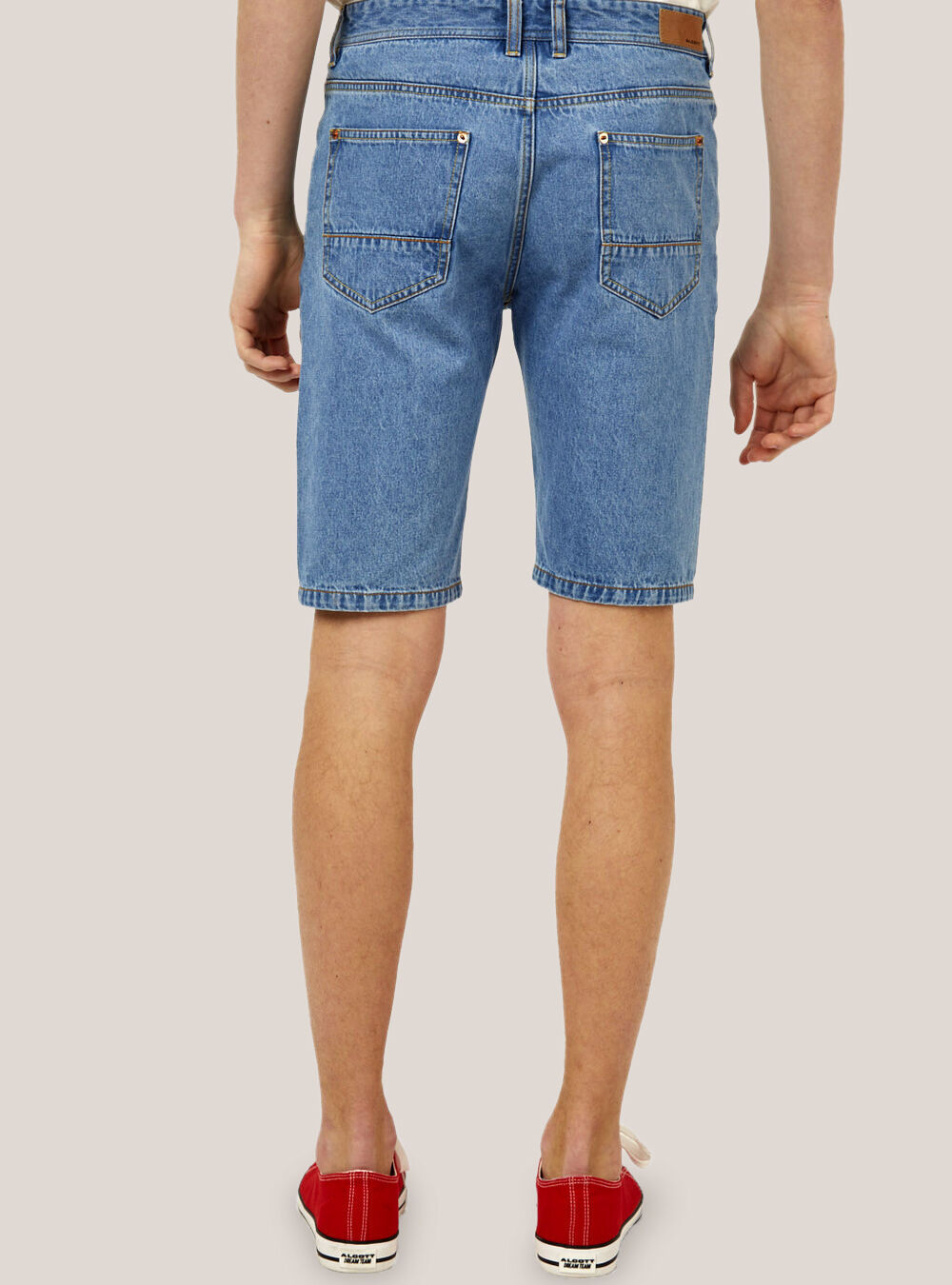 Bermuda in denim slim fit, BLU