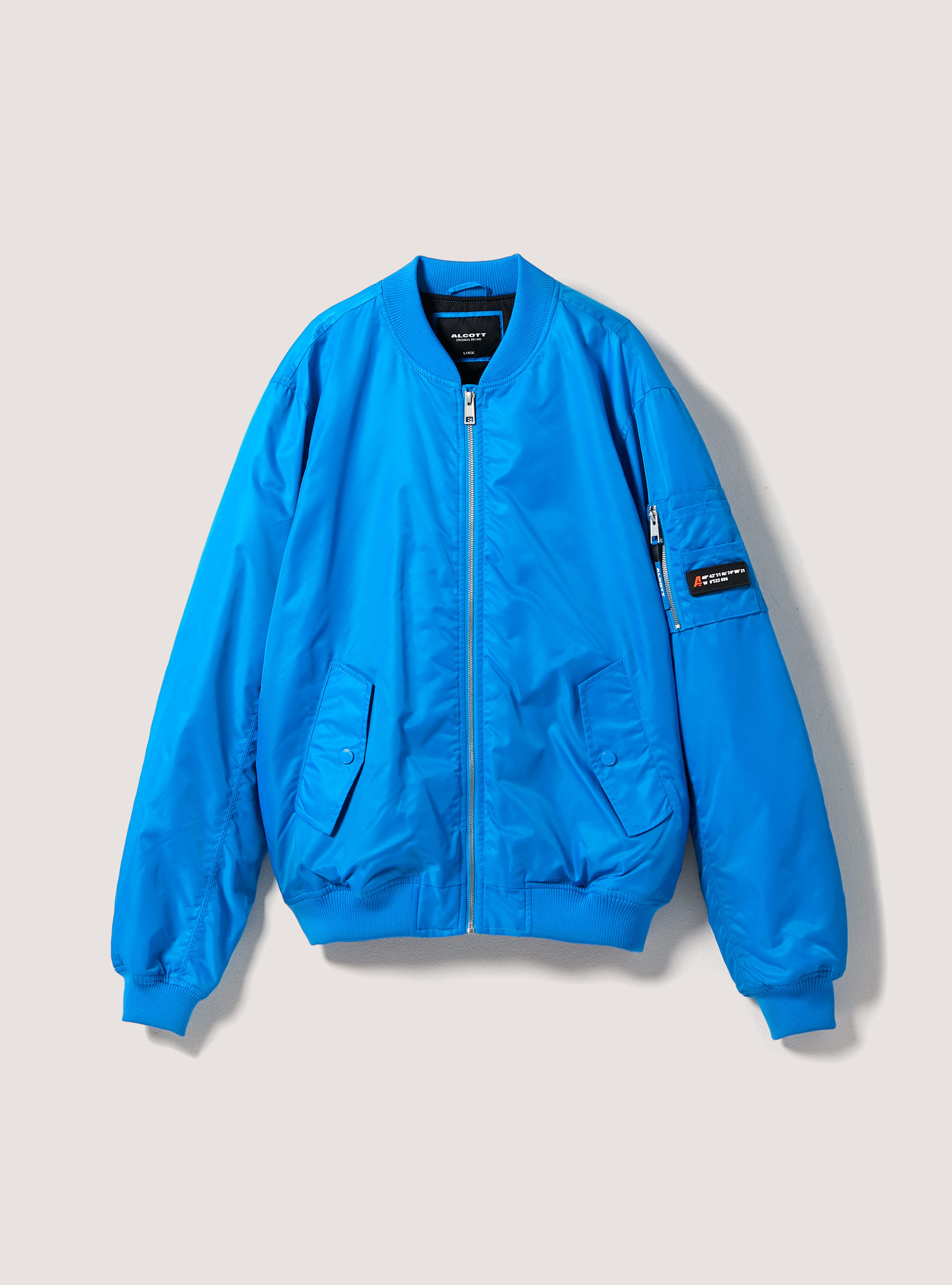 Padded bomber jacket