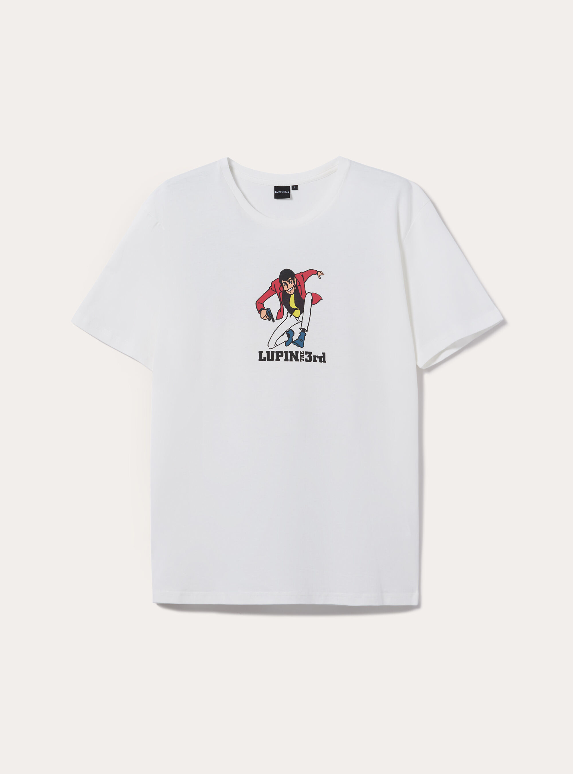 T-shirt licenza lupin, WH2 WHITE