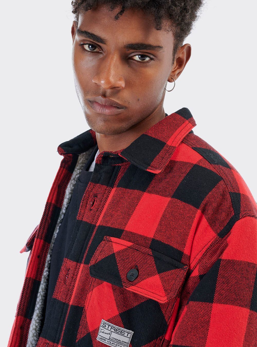 Giacca Camicia Imbottita Con Agnellato Alcott Cf2251uo