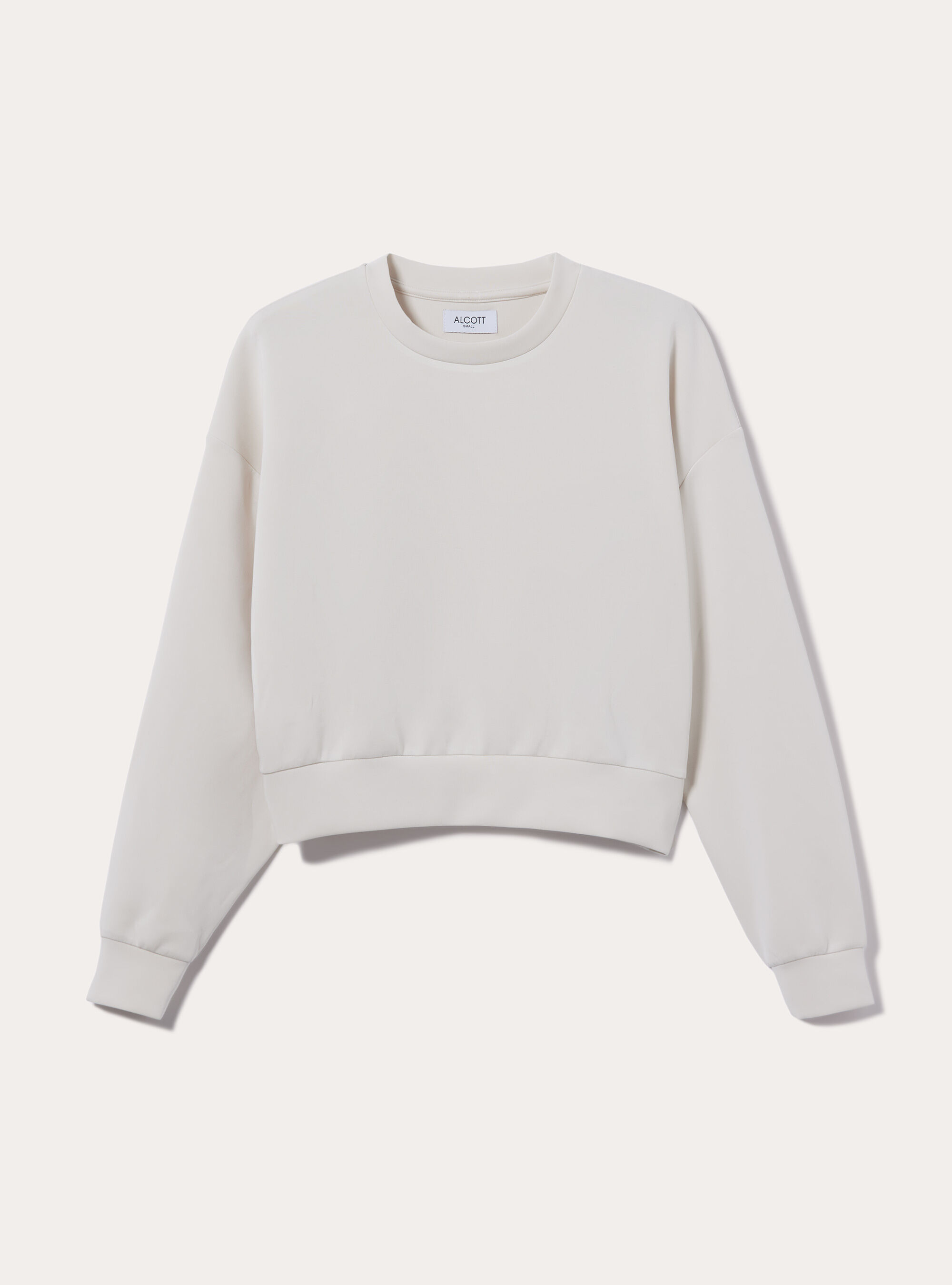 Gekurztes Sweatshirt aus weichem Scuba Alcott Sweatshirts Donna