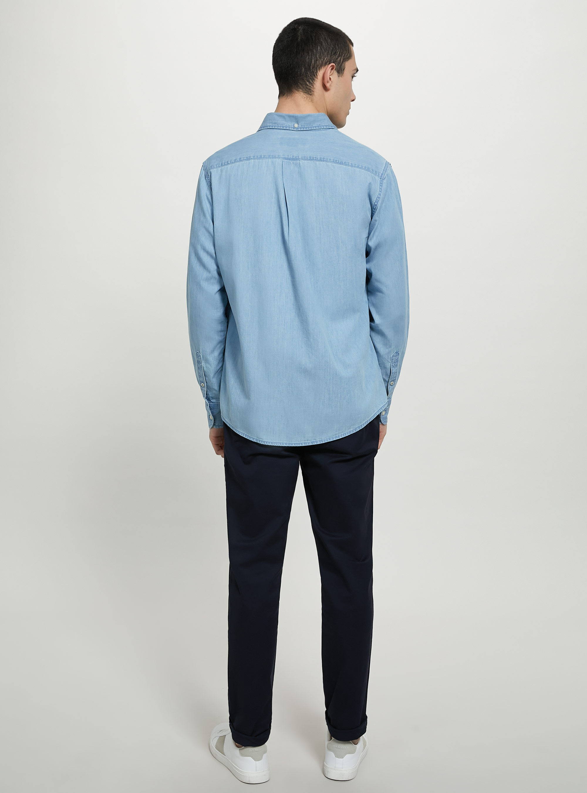 Denim shirt, D006 AZURE