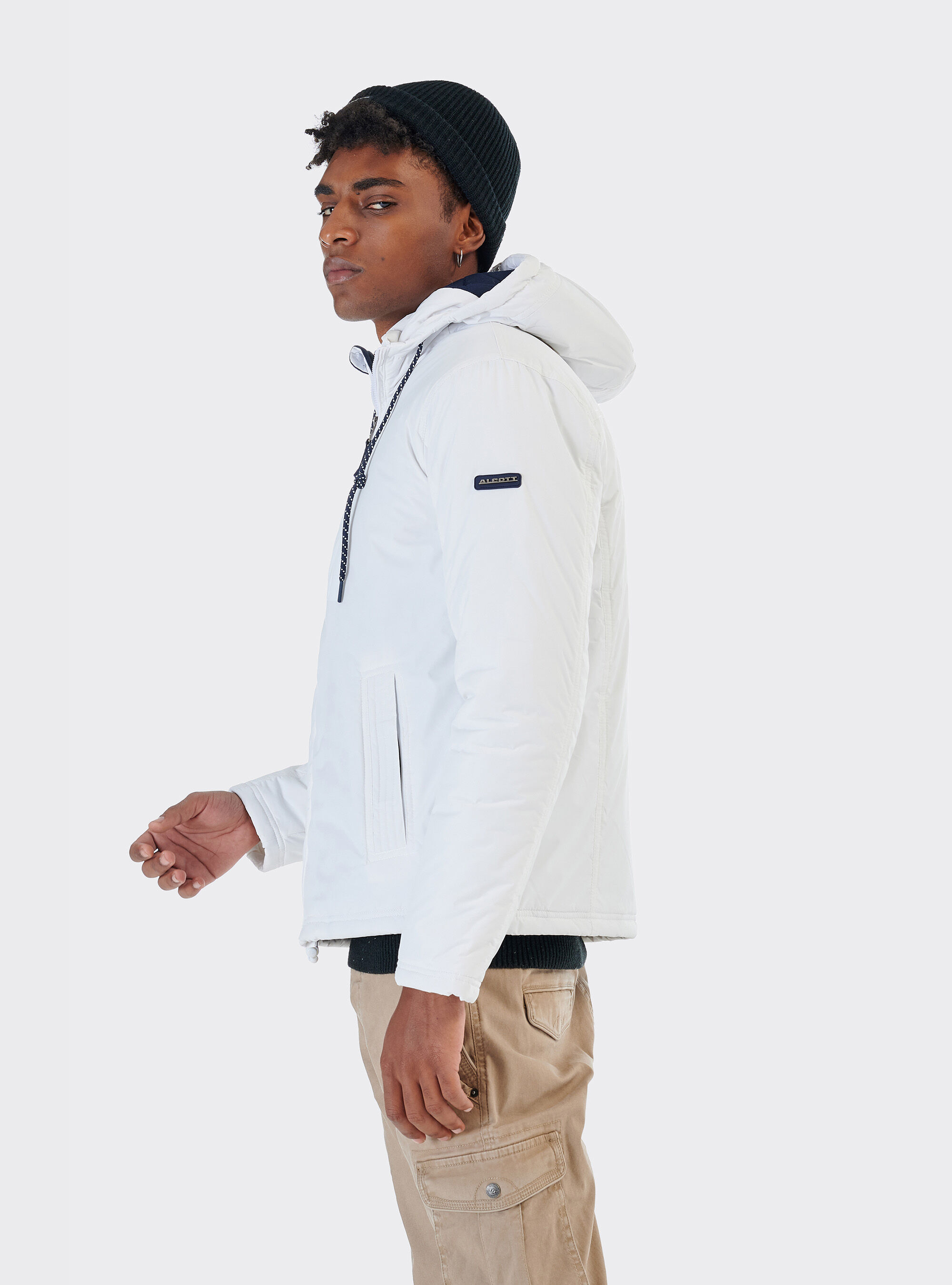 Padded jacket, WHITE