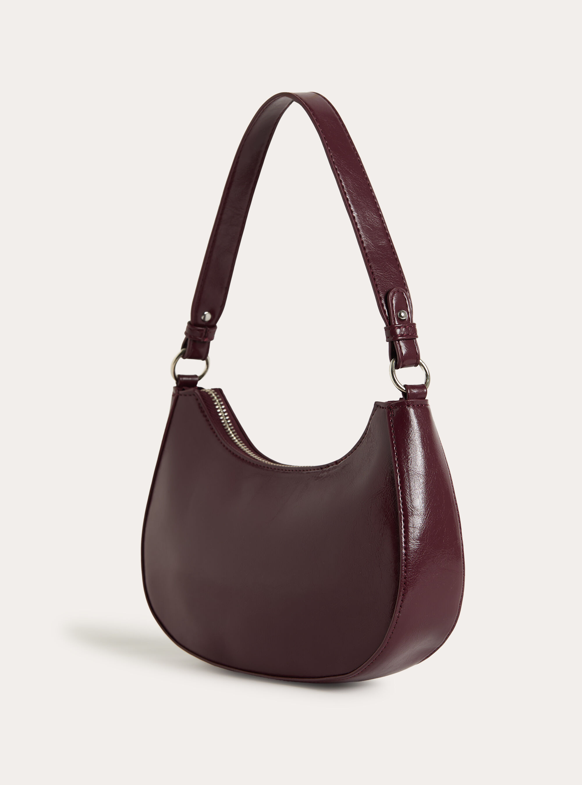 Halbmond-Schultertasche