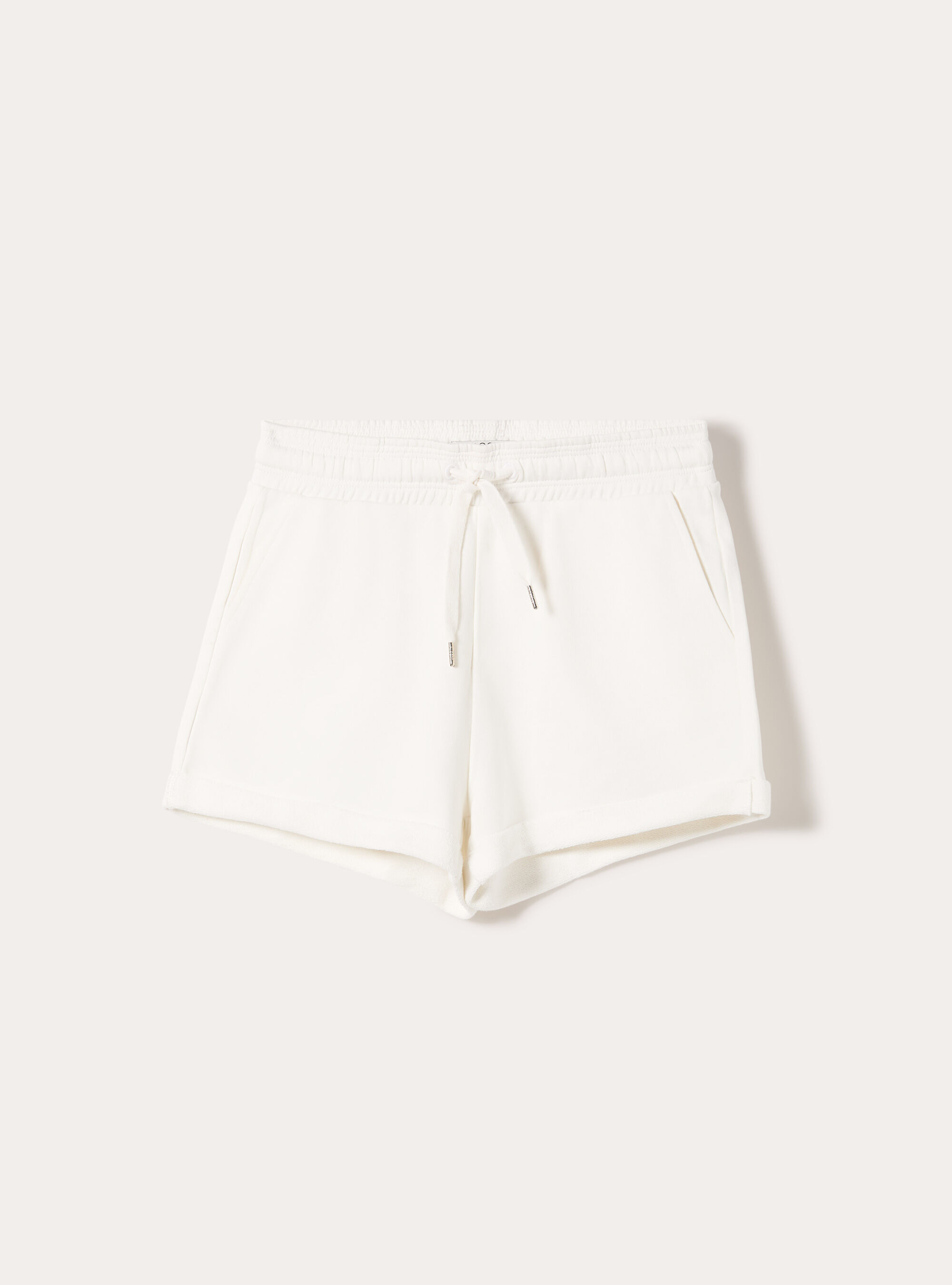 Shorts basic in felpa, WH2 WHITE