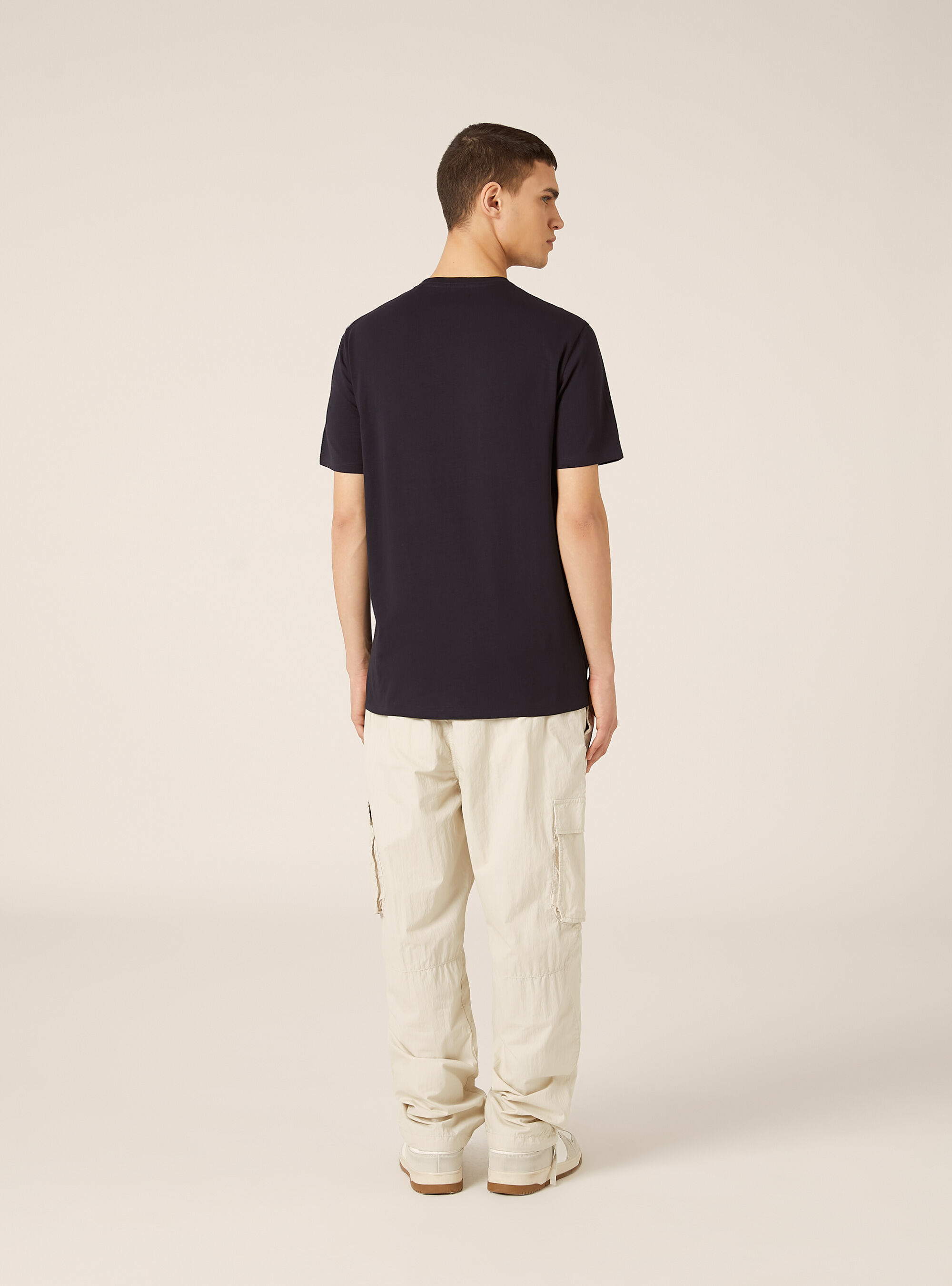 Maglietta girocollo basica, NA1 NAVY DARK