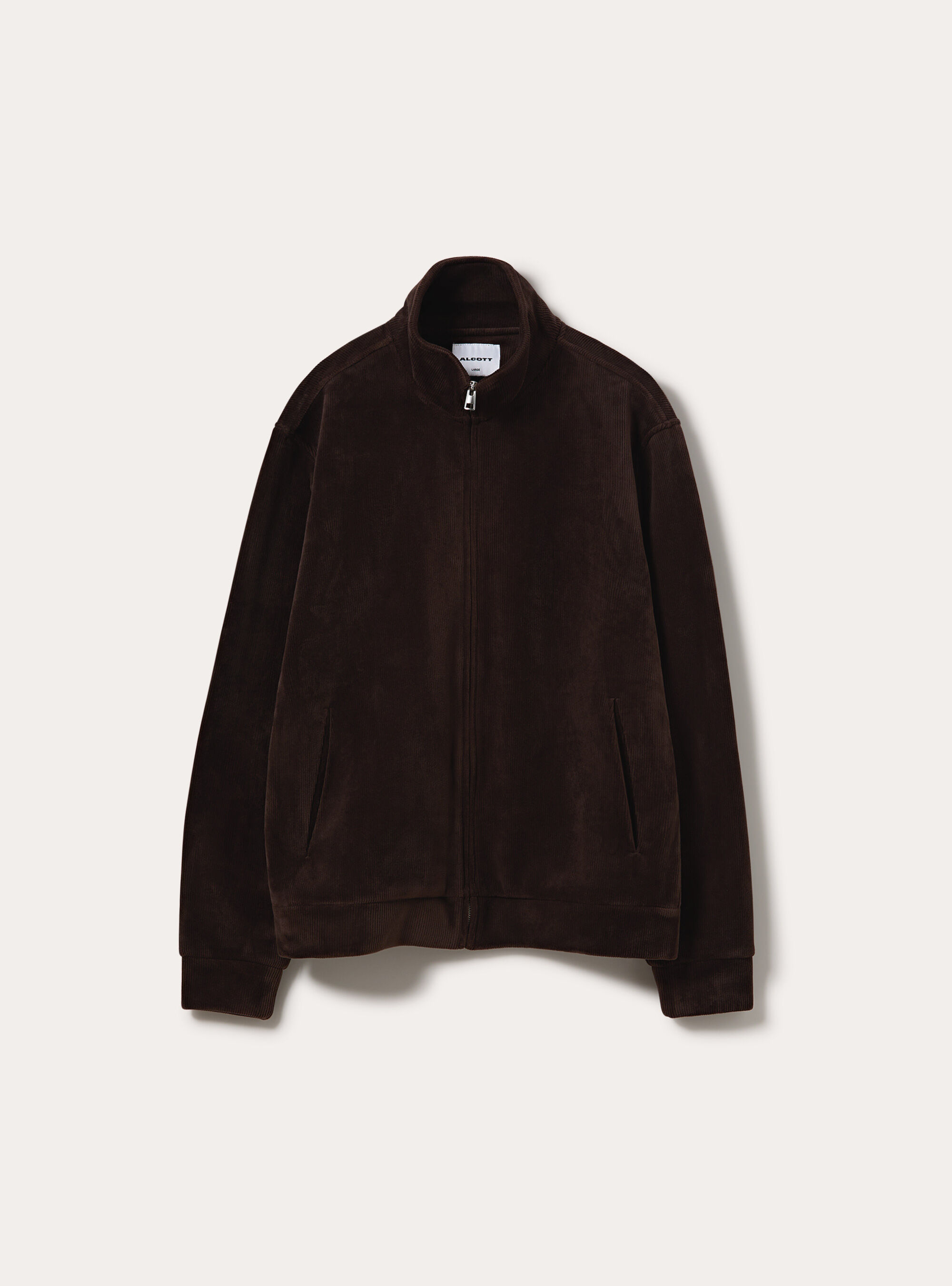 Cardigan in velluto a coste, BR1 BROWN DARK