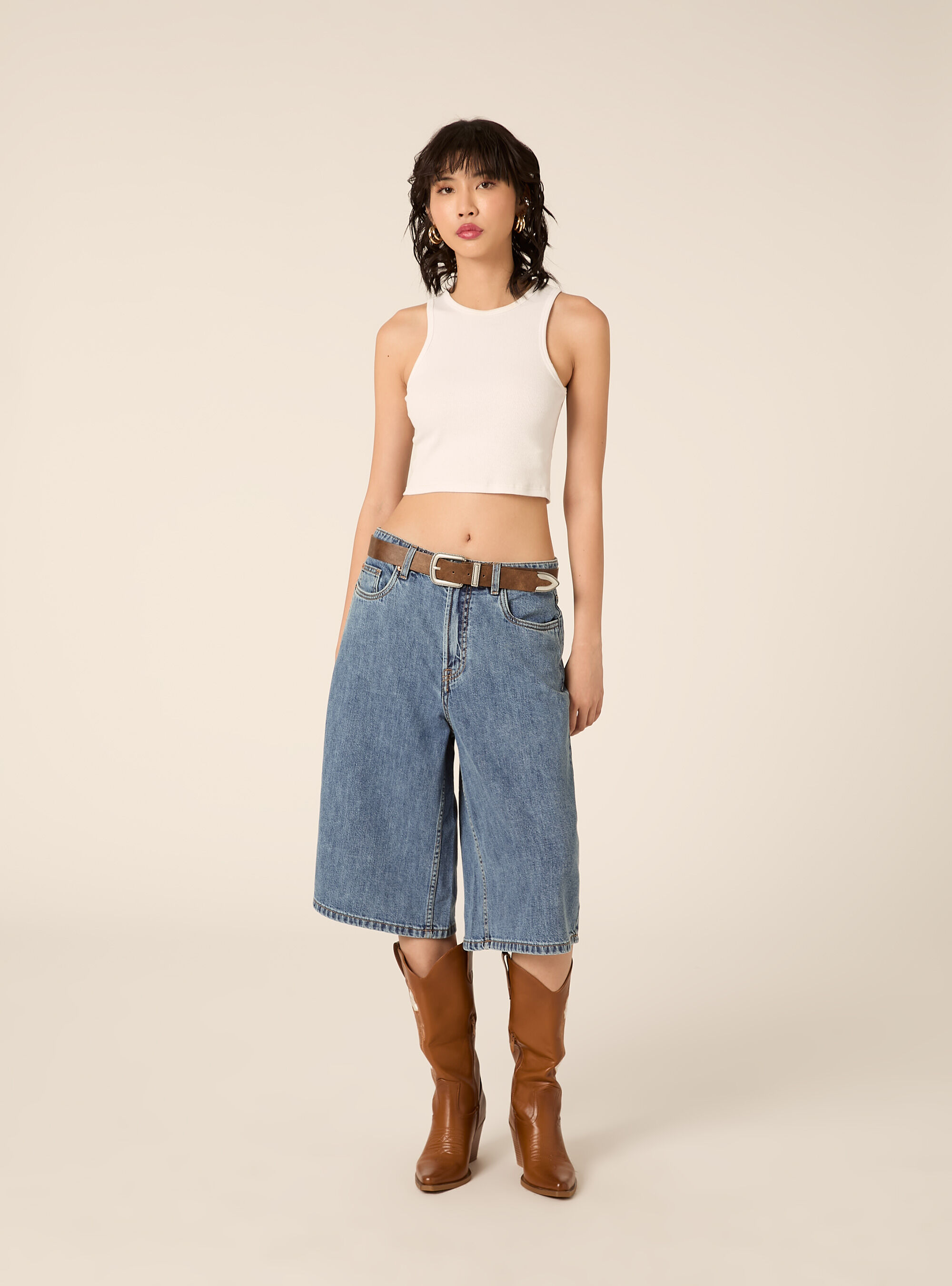 Baggy Denim Jorts