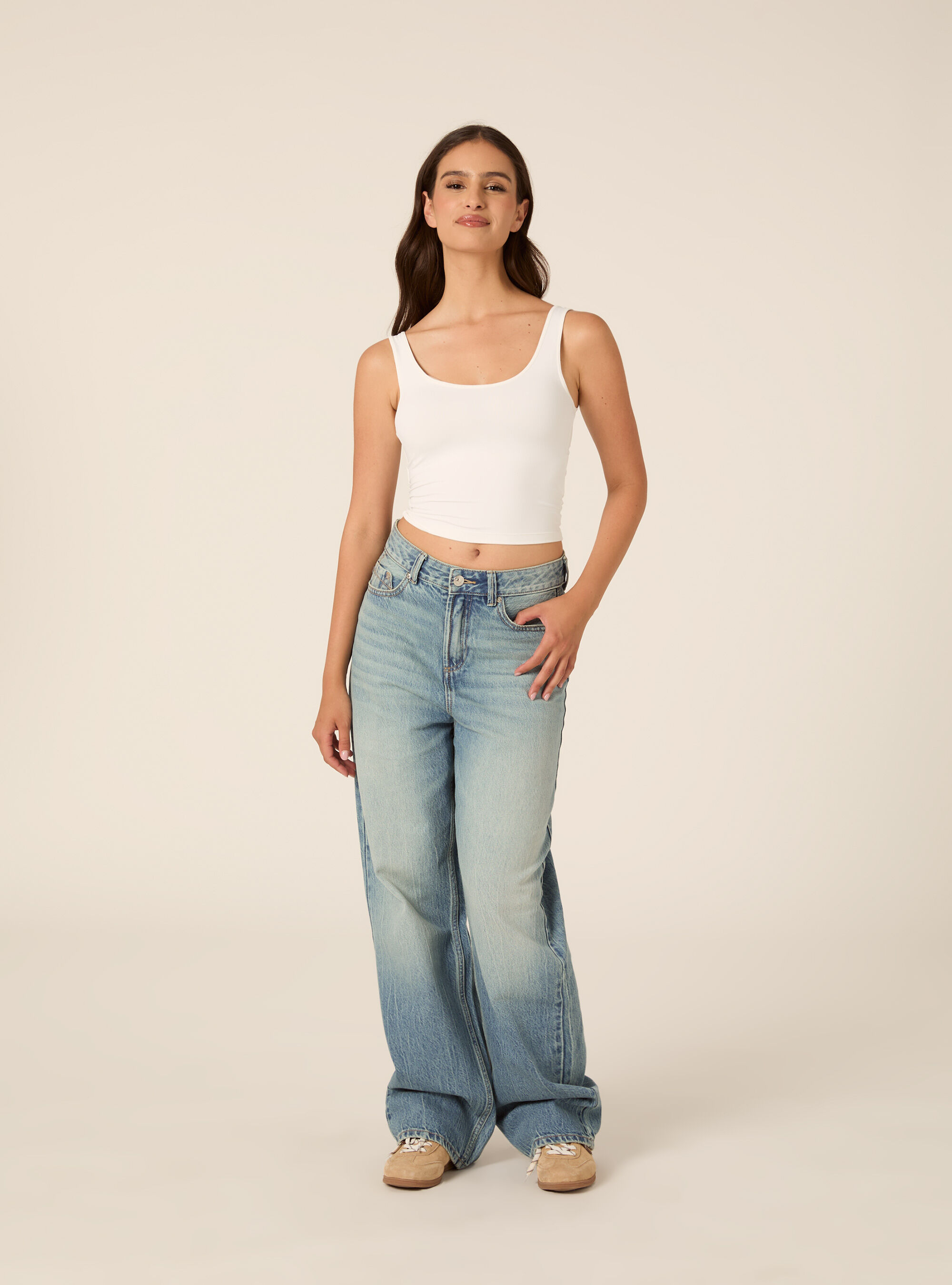 Second Skin Effect Crop Tank Top
