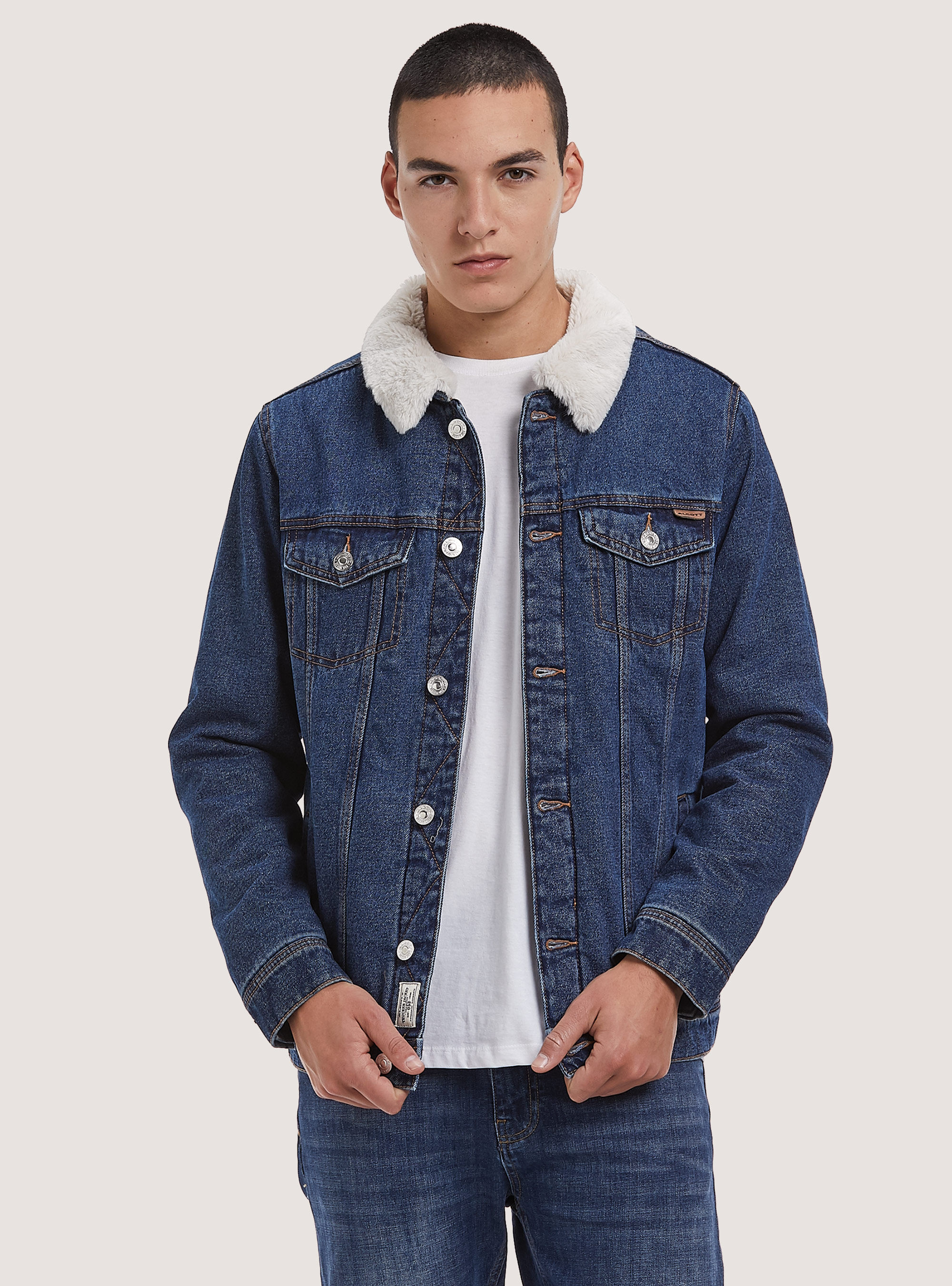 GIACCA IN DENIM OVER Maxi Sport Uomo Abbigliamento Cappotti e giubbotti Giacche Giacche di jeans 