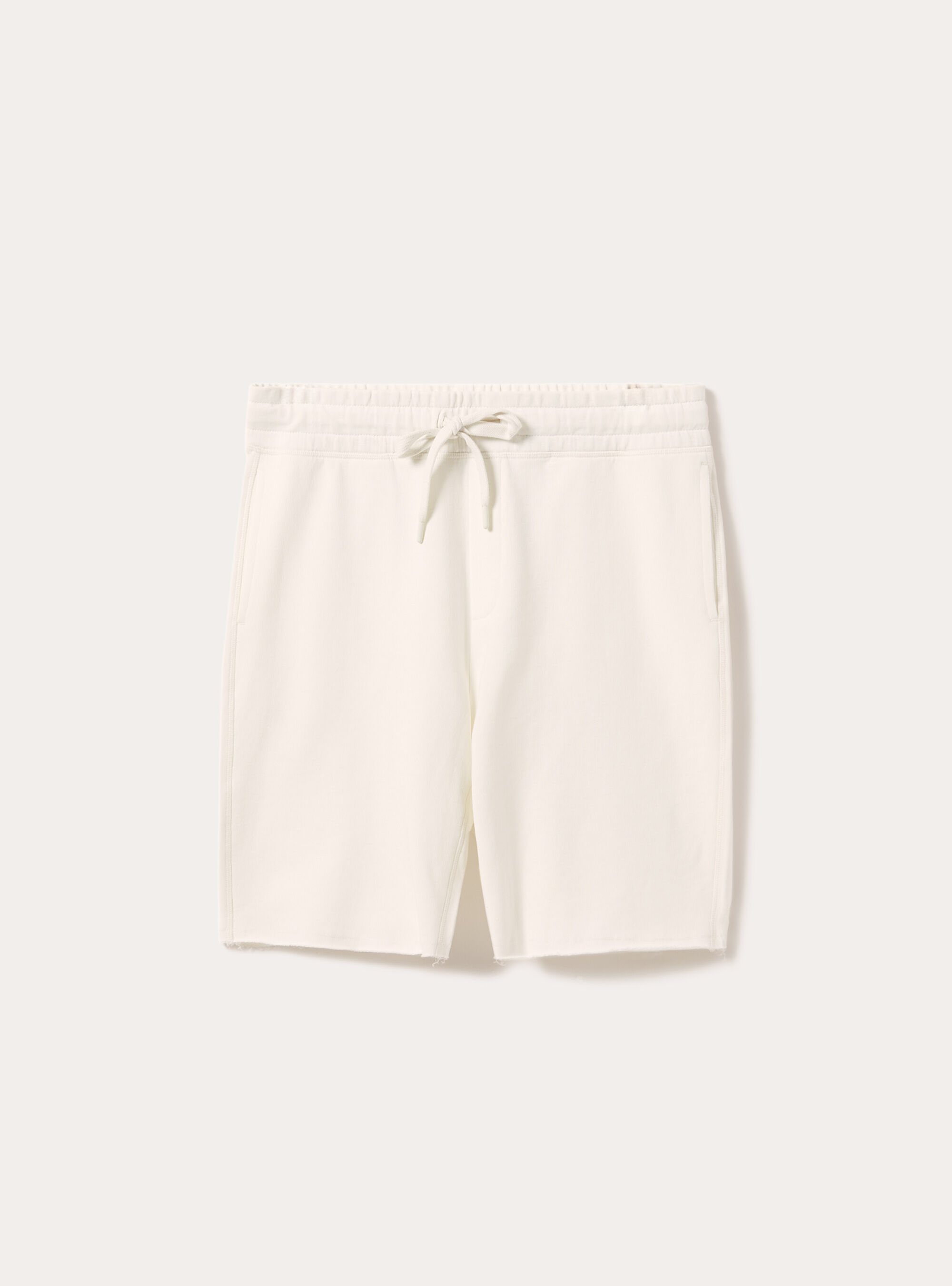 Bermuda jogger en coton, WH1 OFF WHITE