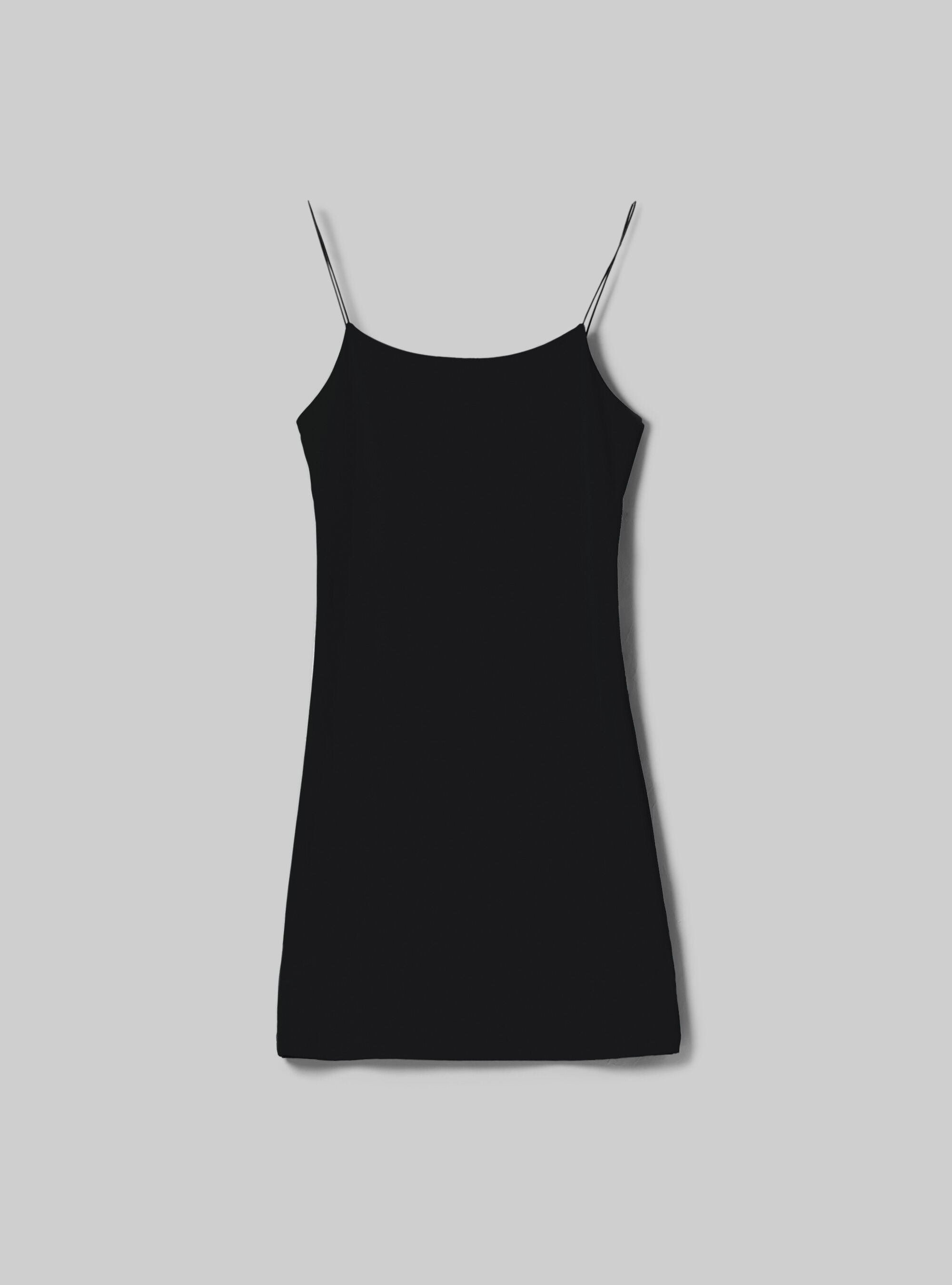 Solid-coloured dress with braces, BK1 BLACK