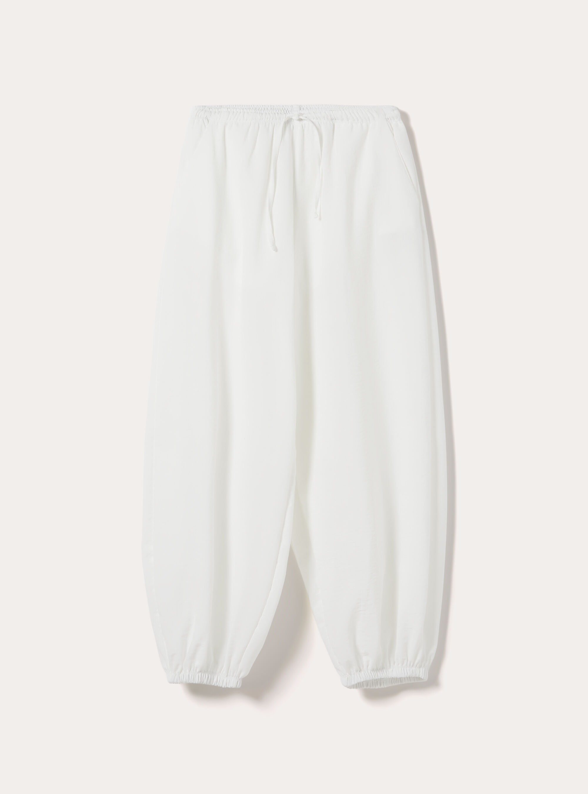 Pantaloni da gaucho effetto crepe, WH2 WHITE
