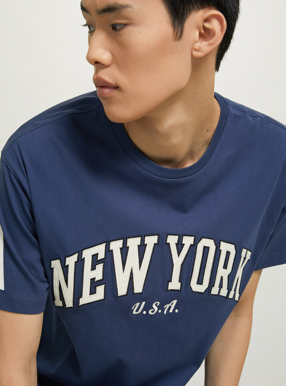 Ma.Strum Block Print T-Shirt Jet Black Ma.Strum Block Print T-Shirt Jet Black