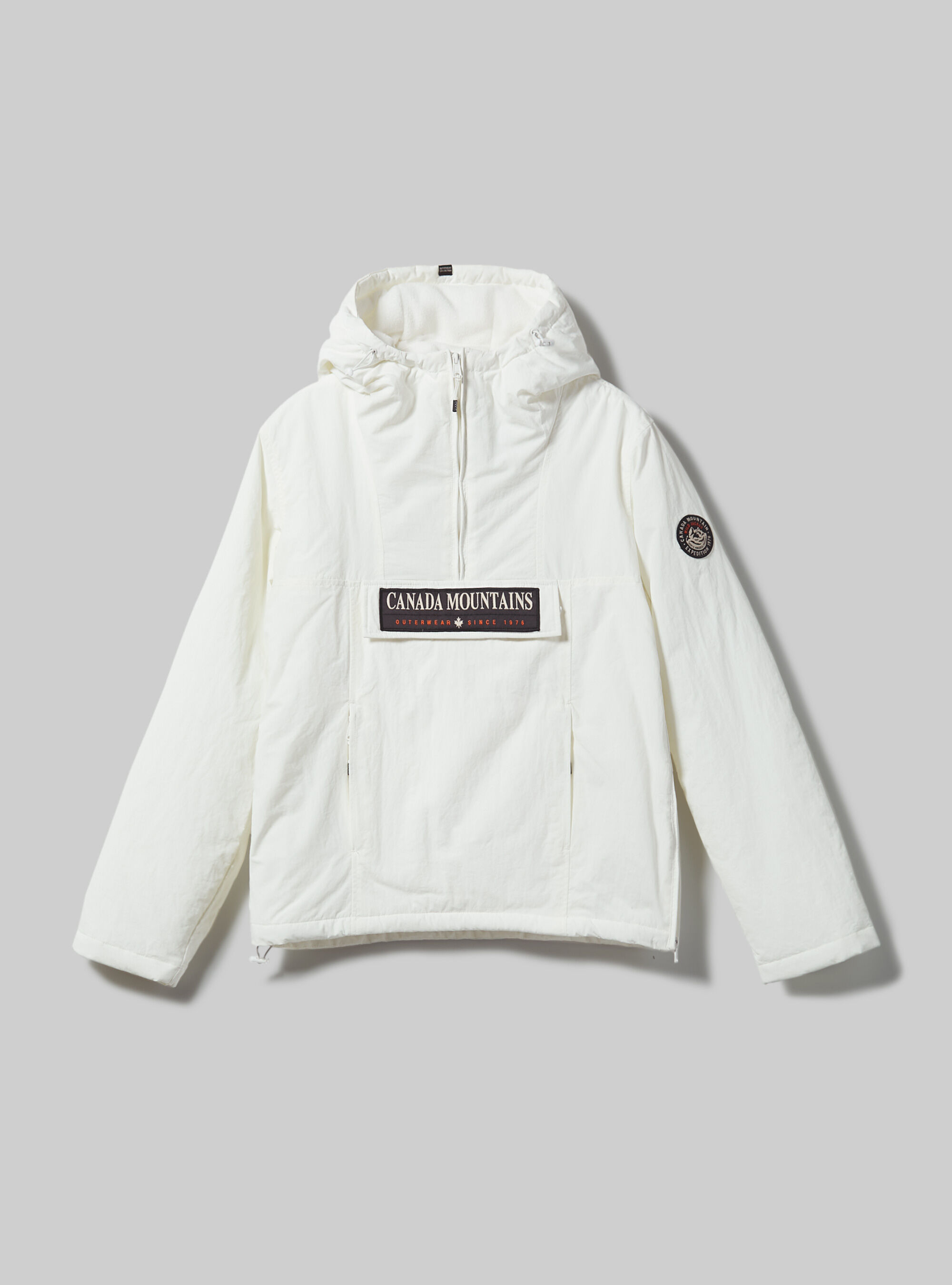 White outlet goose anorak