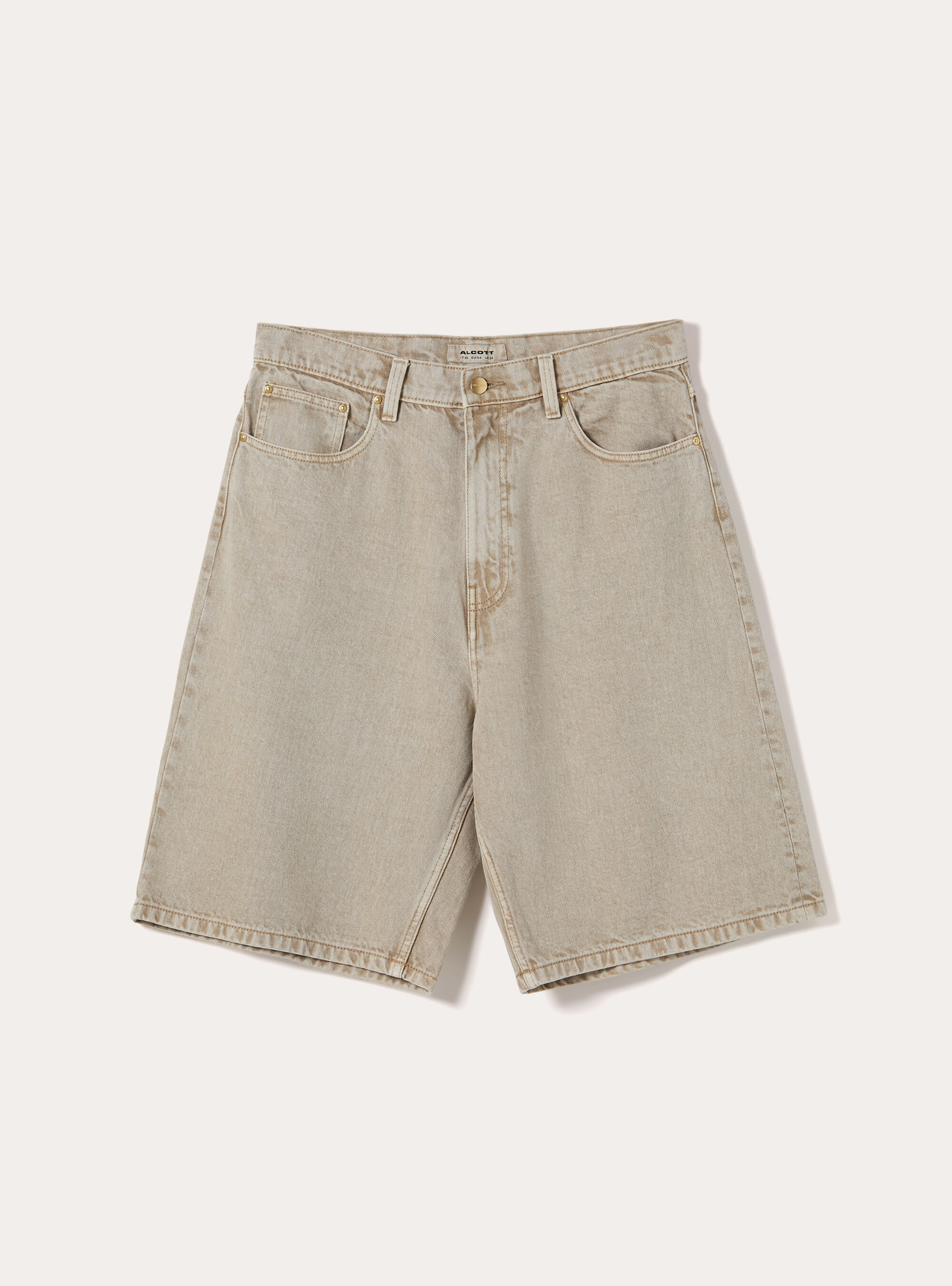 Jorts loose fit, BEIGE MEDIO