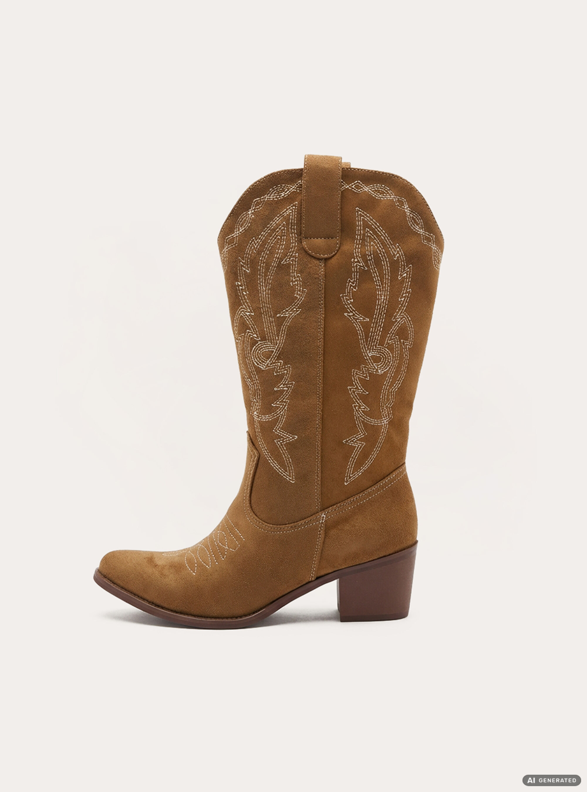 Camperos boots with embroidery