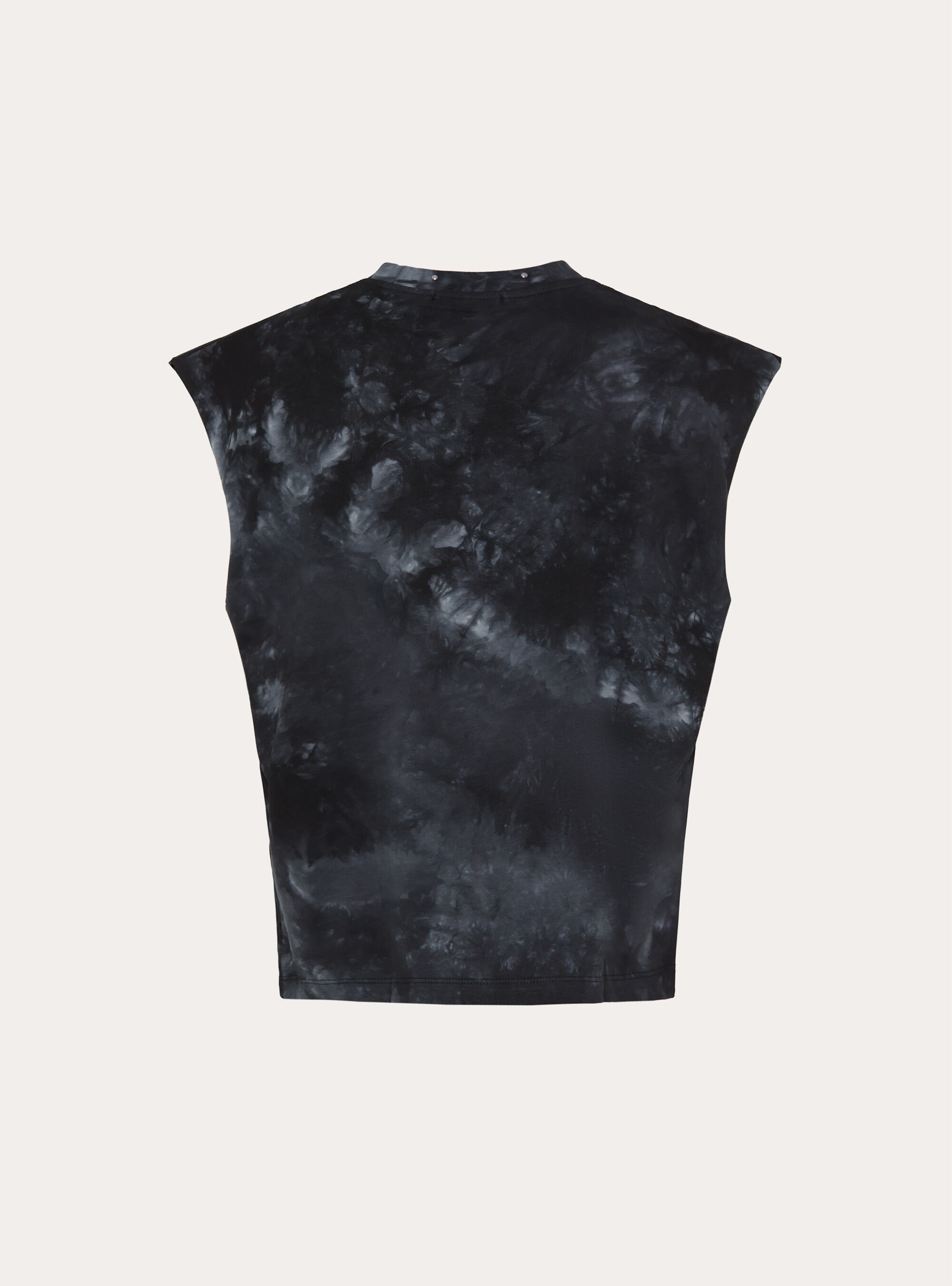 Canotta con stampa demons, BK1 BLACK