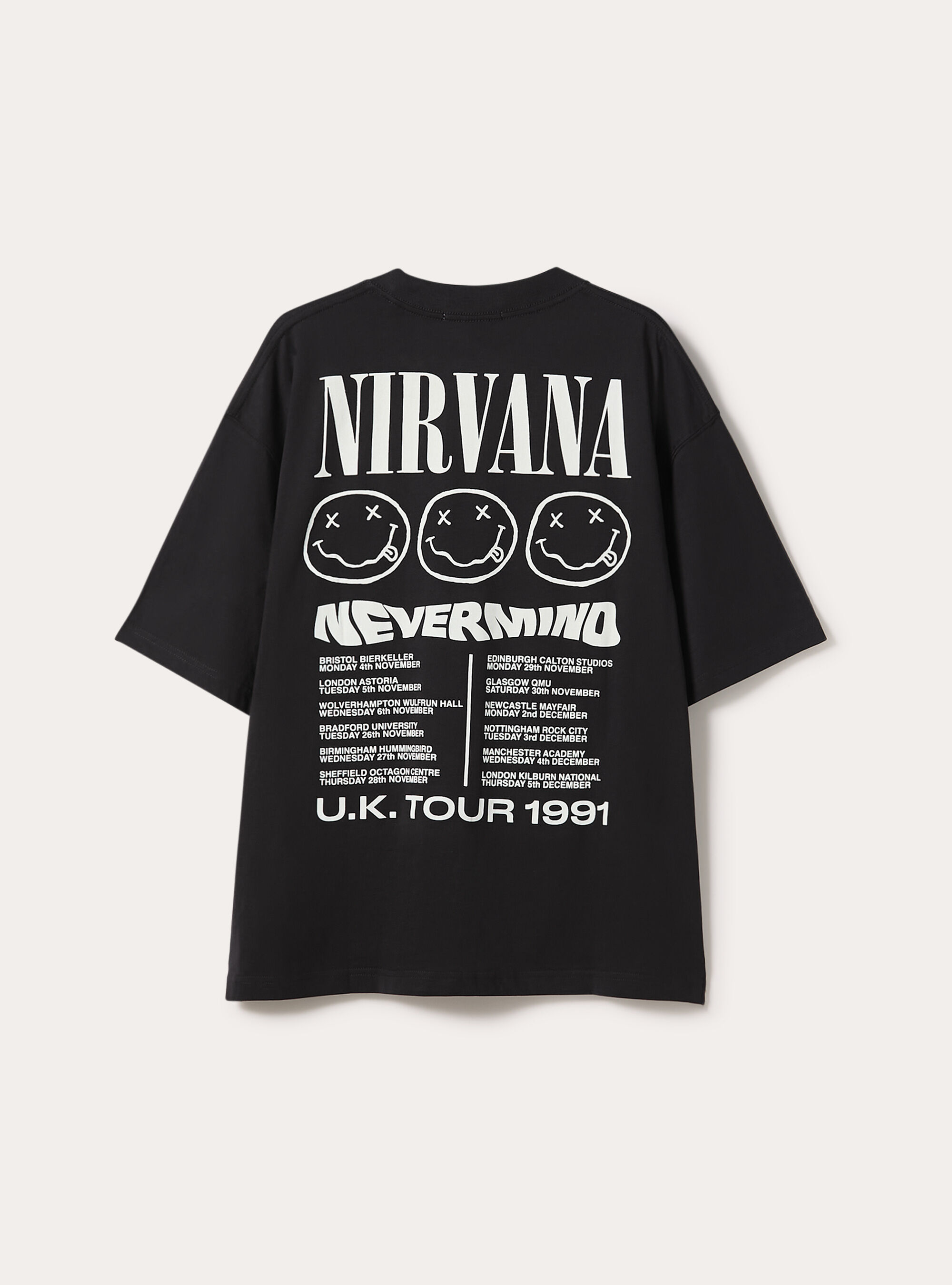 Nirvana boxy fit T-shirt / Alcott, BK1 BLACK