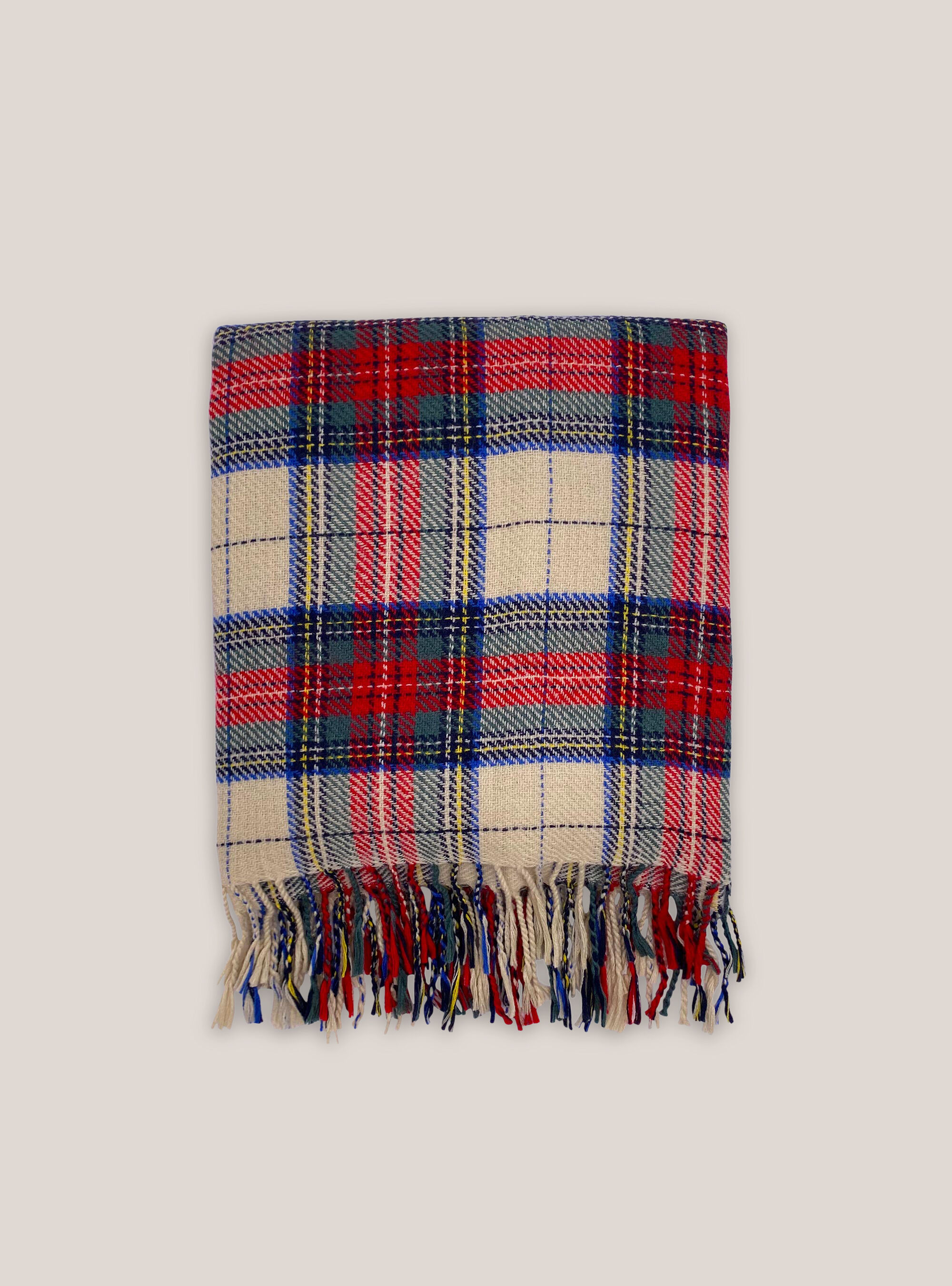 Checked scarf, MULTICOLOR