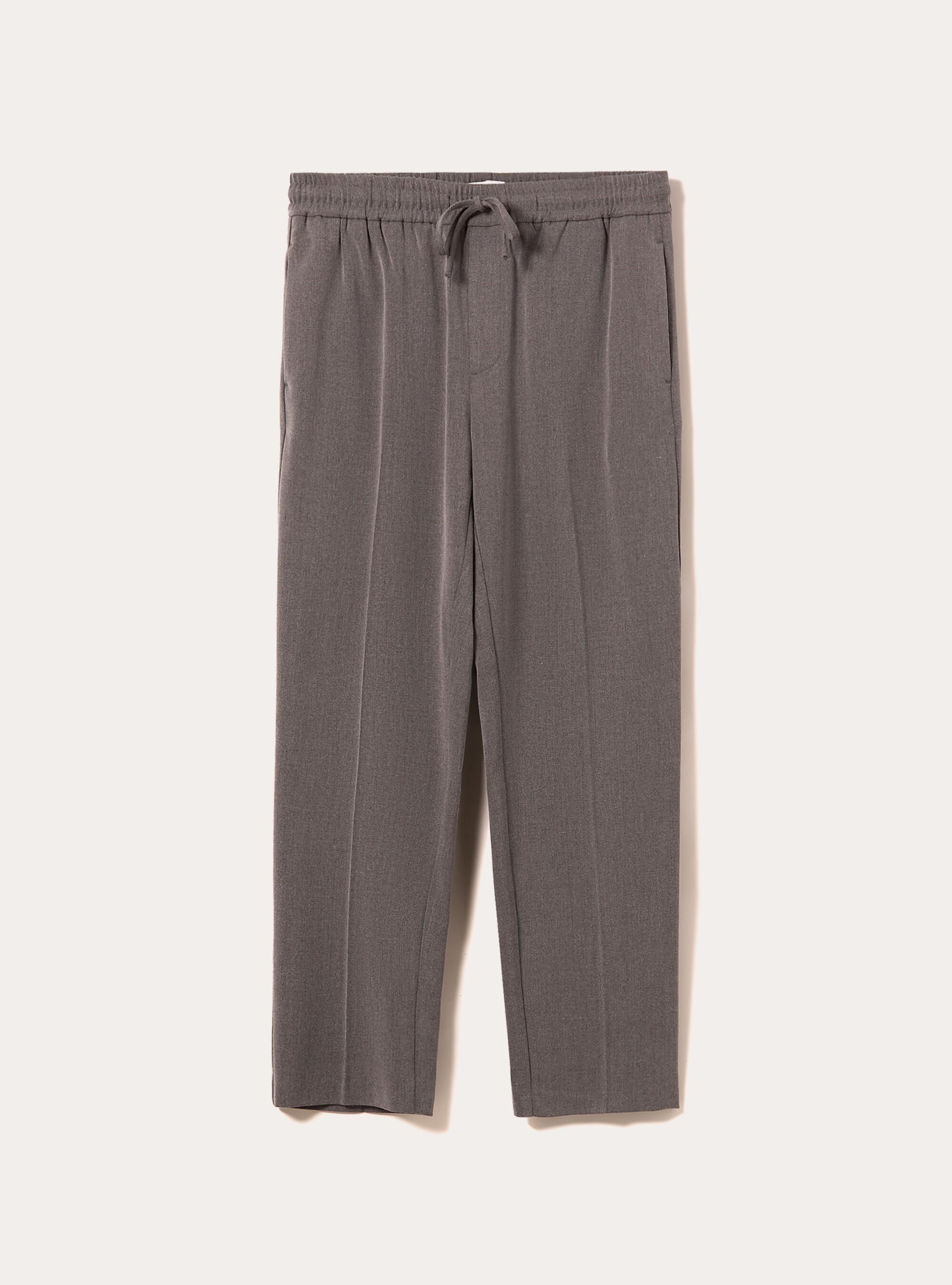 Pantalon jogger en twill, MGY1 GREY MEL DARK