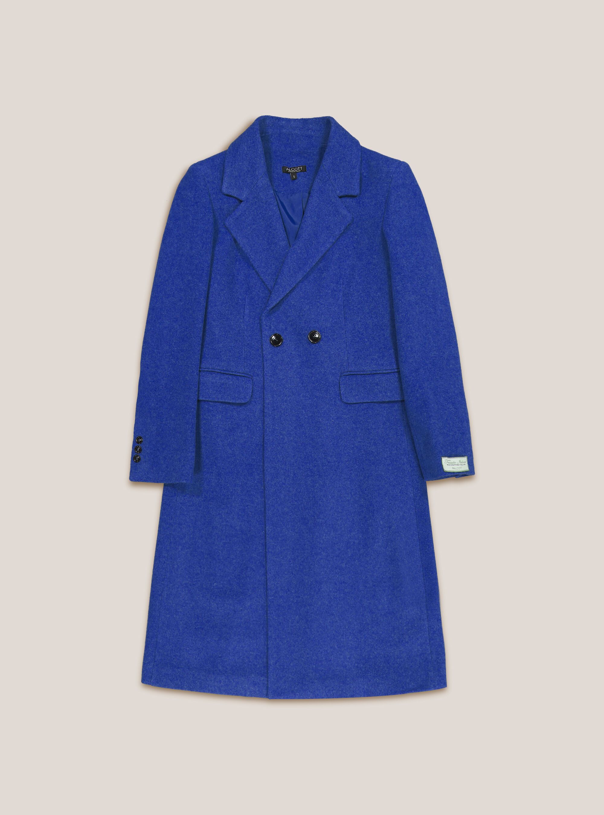 Cappotto monopetto lungo in misto lana, RY2 ROYALE MEDIUM