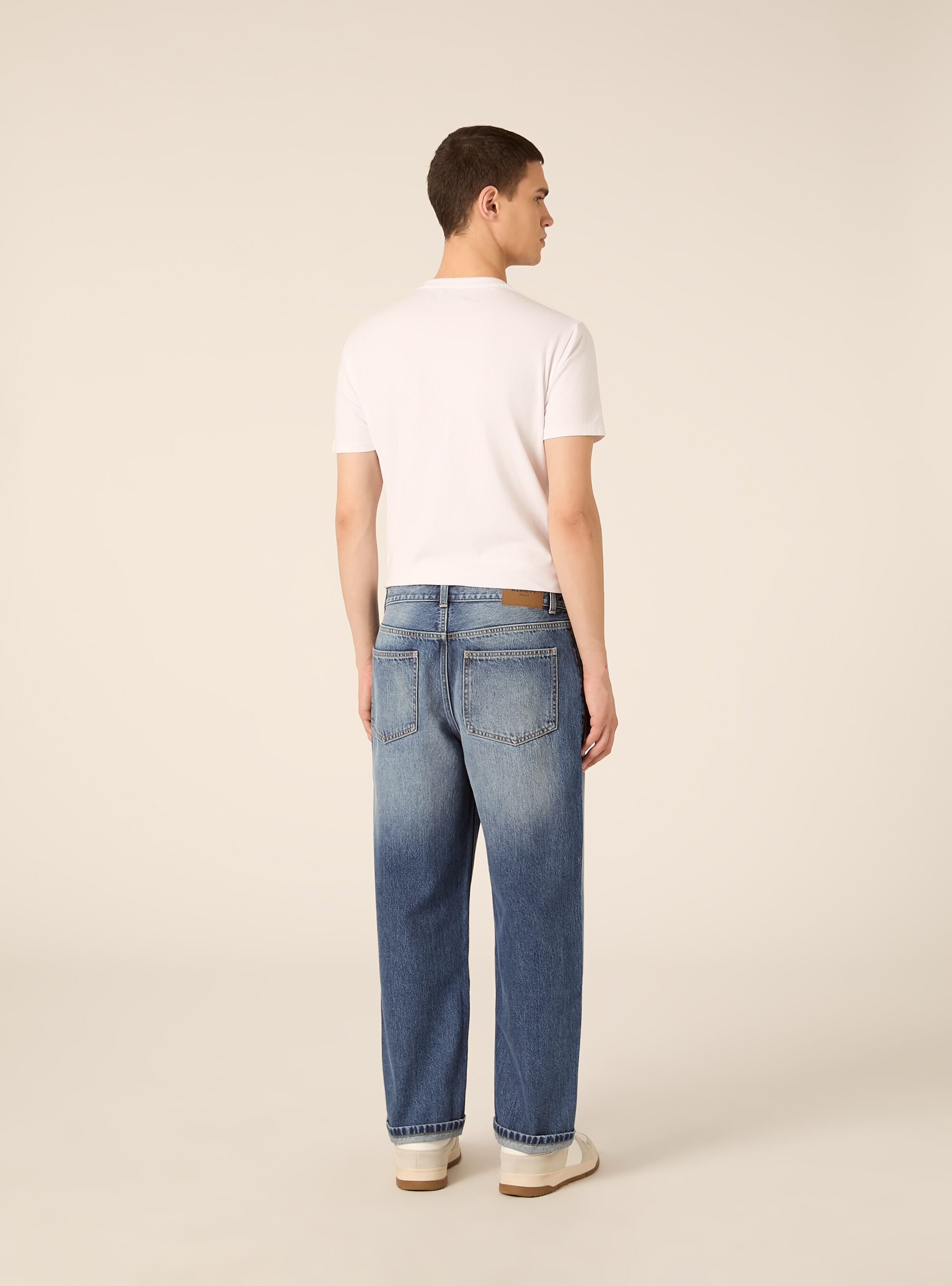 Tapered fit jeans, D003 MEDIUM BLUE