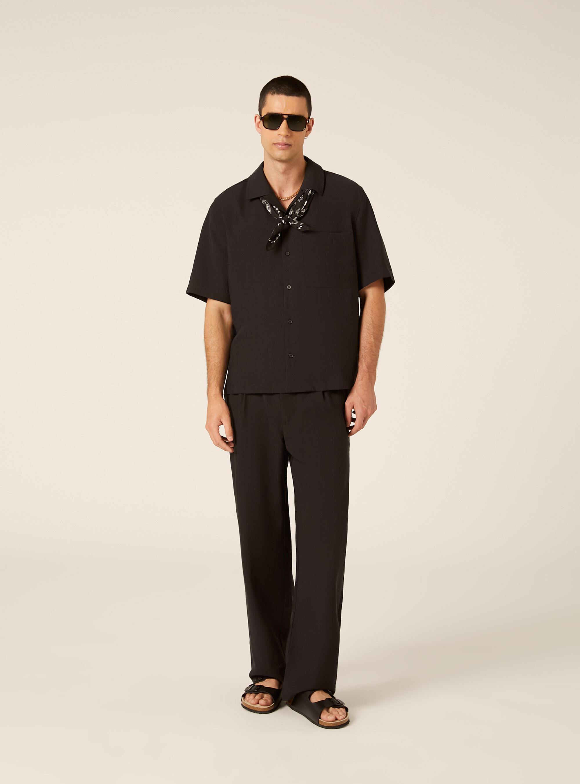 Short Sleeve Fluid Shirt