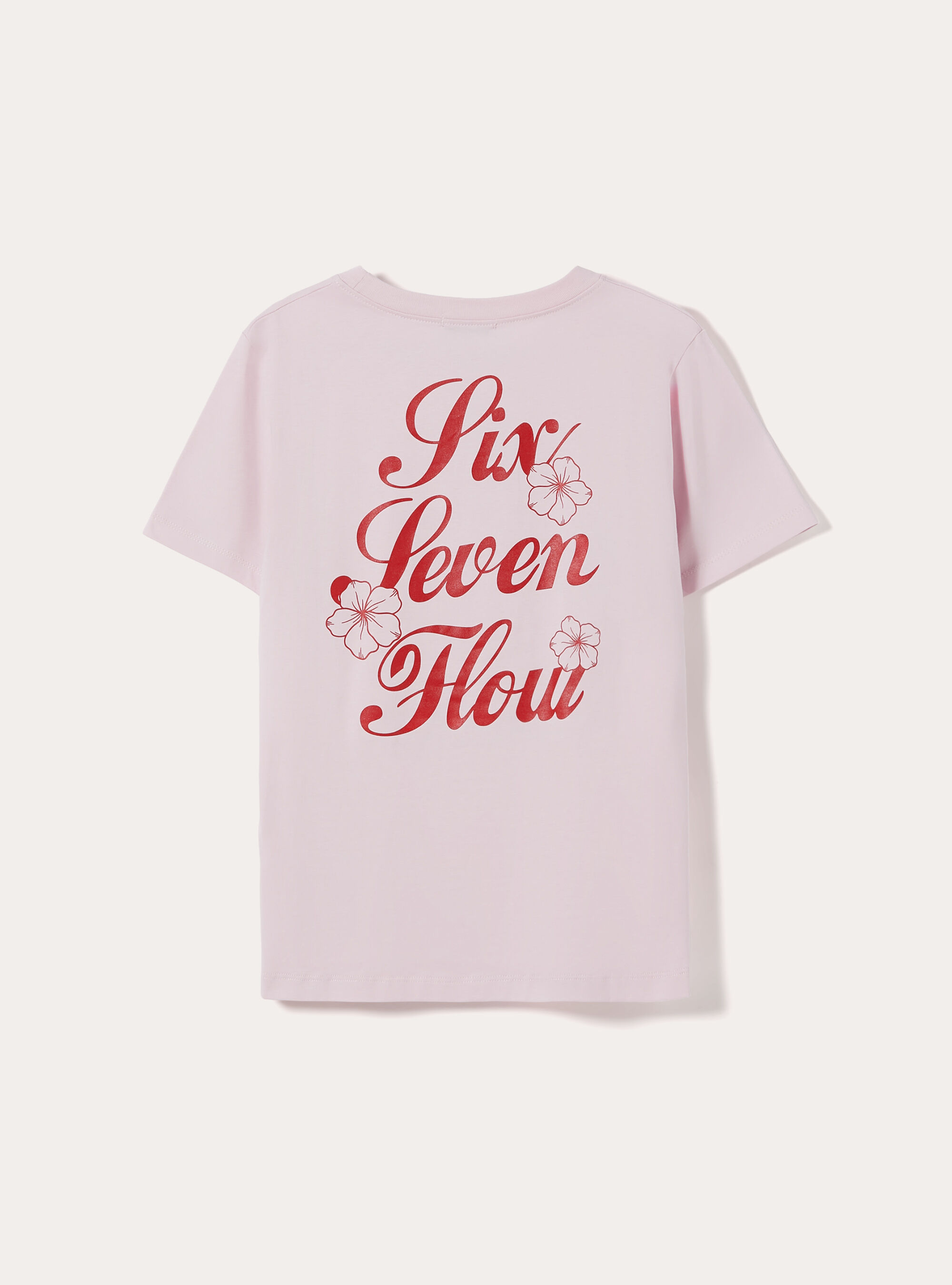 T-shirt regular con stampa numero, PK3 PINK LIGHT