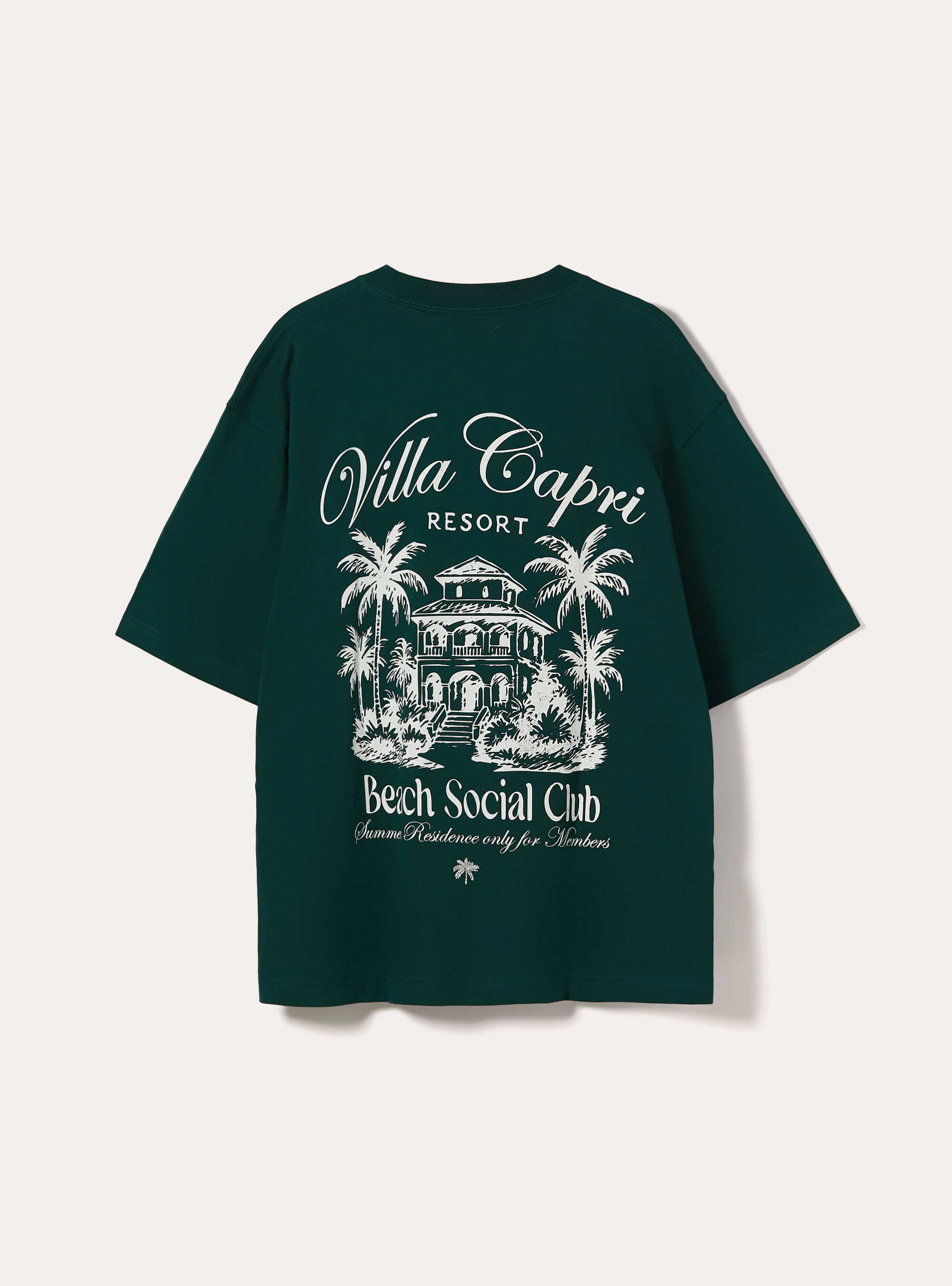Camiseta Boxy Fit Capri Amore Mio, GN1 GREEN DARK