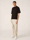 Boxy fit cotton T-shirt, BK1 BLACK