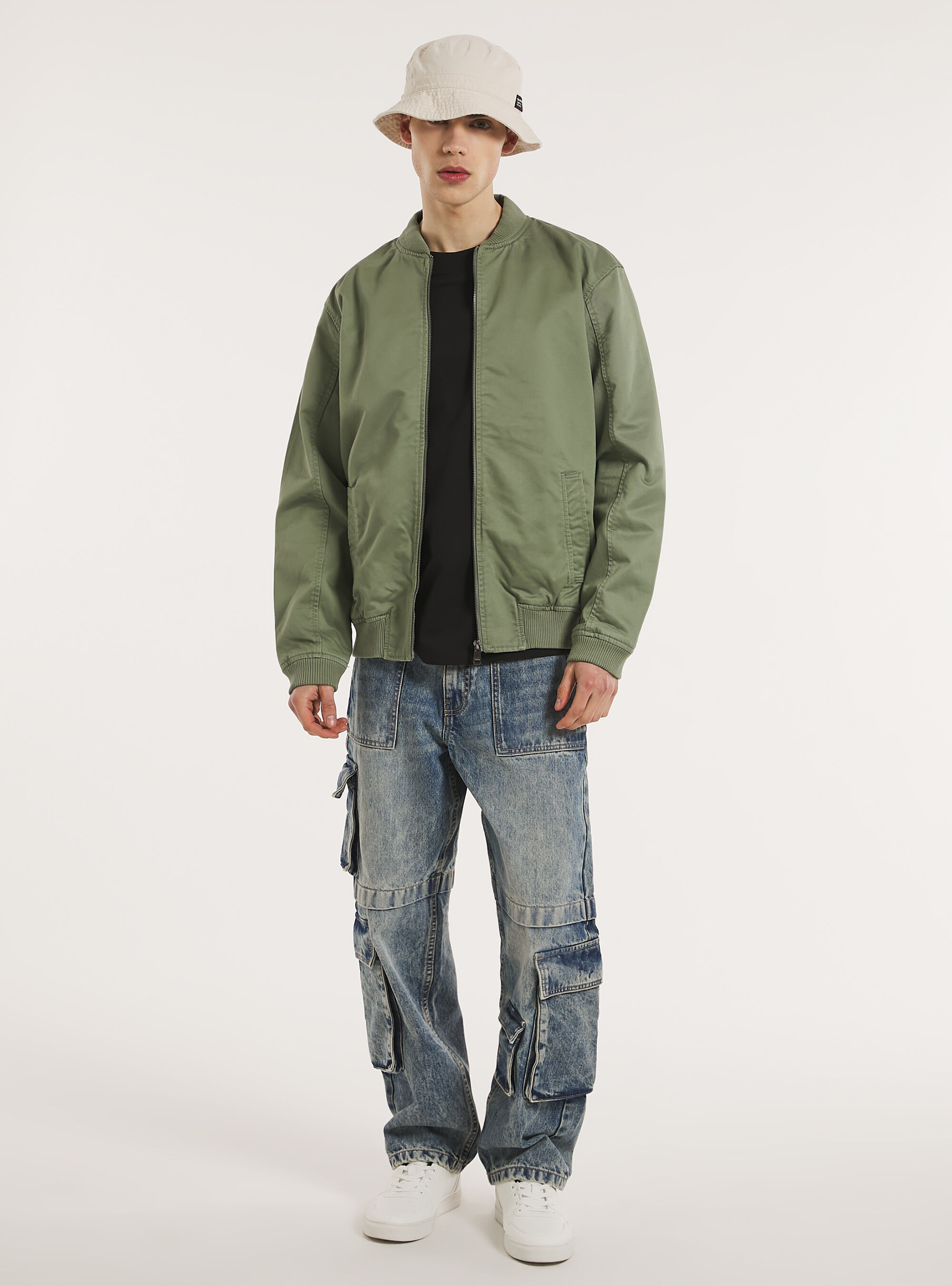 Veste bombardier en coton, KY3 KAKY LIGHT