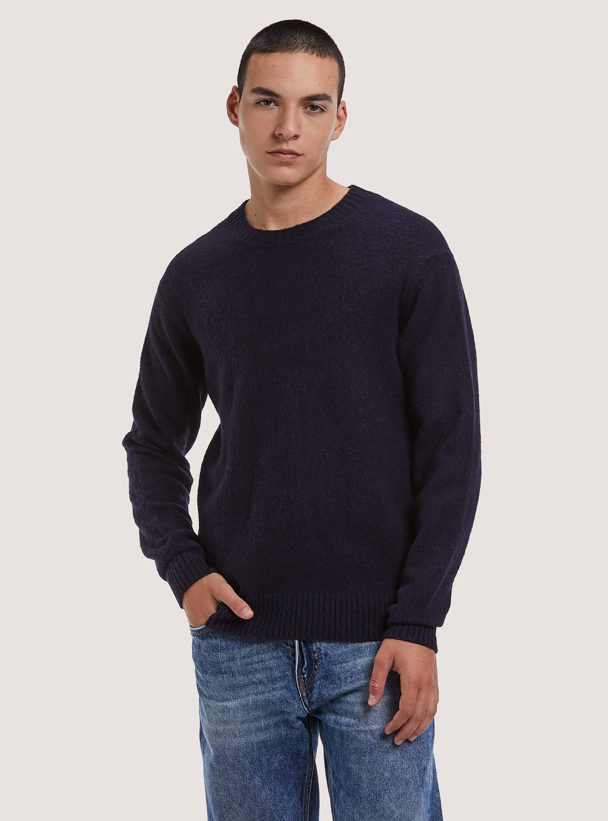 Wool blend pullover new arrivals