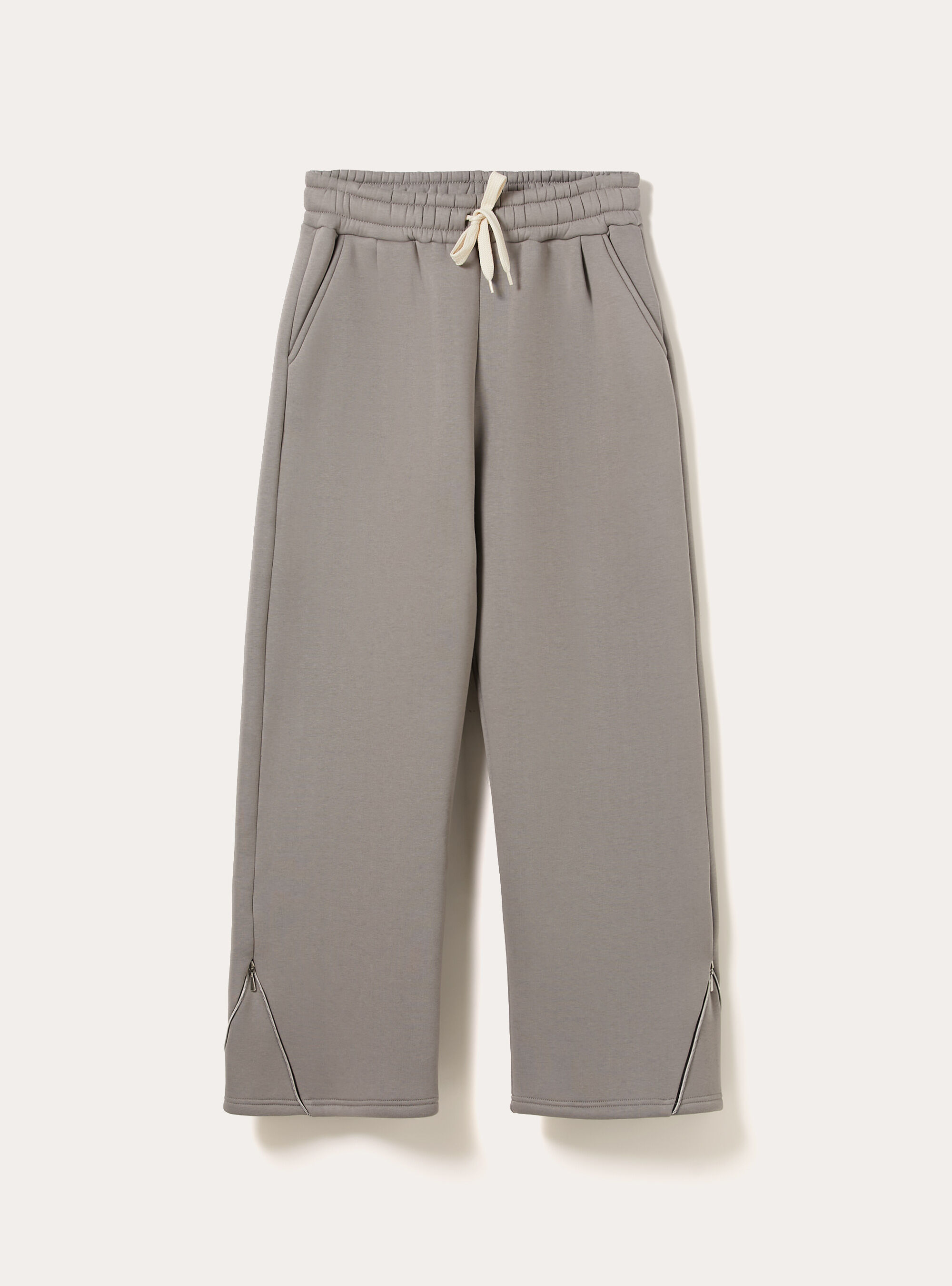Pantalon jogger &agrave; jambes larges, GY2 GREY MEDIUM