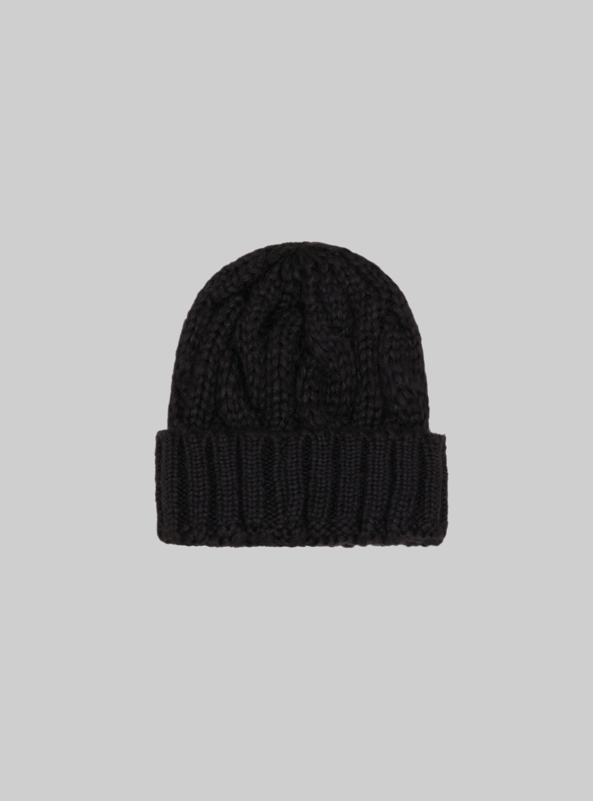 Cappello con trecce e patch, BK1 BLACK