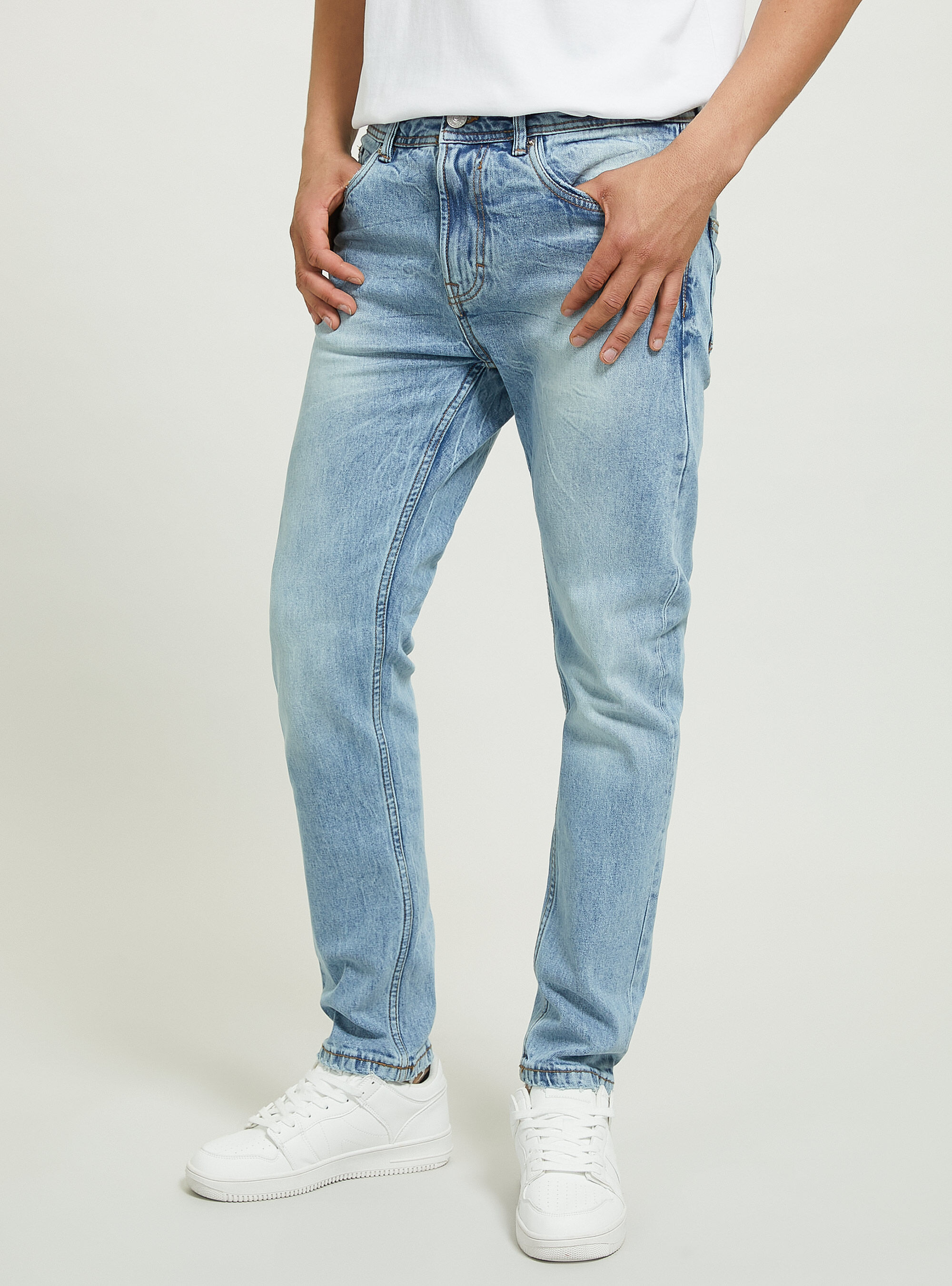 Jeans slim fit in cotone