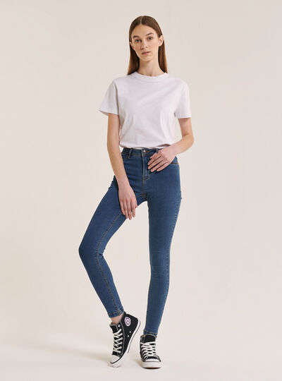 Jeans Alcott super skinny a vita alta comfort fit