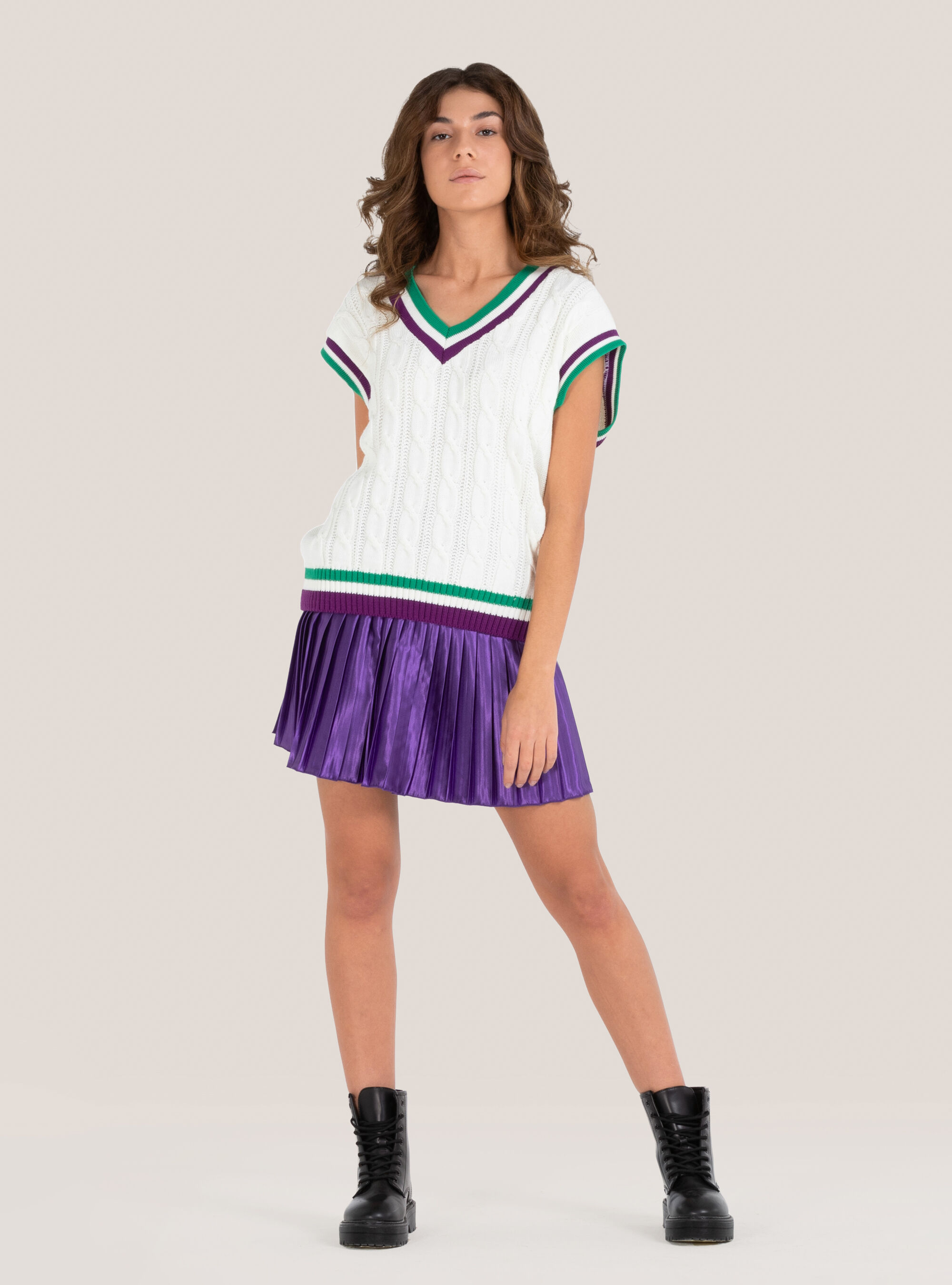 Pullover smanicato con trecce | Alcott | catalog-alcott-storefront Uomo