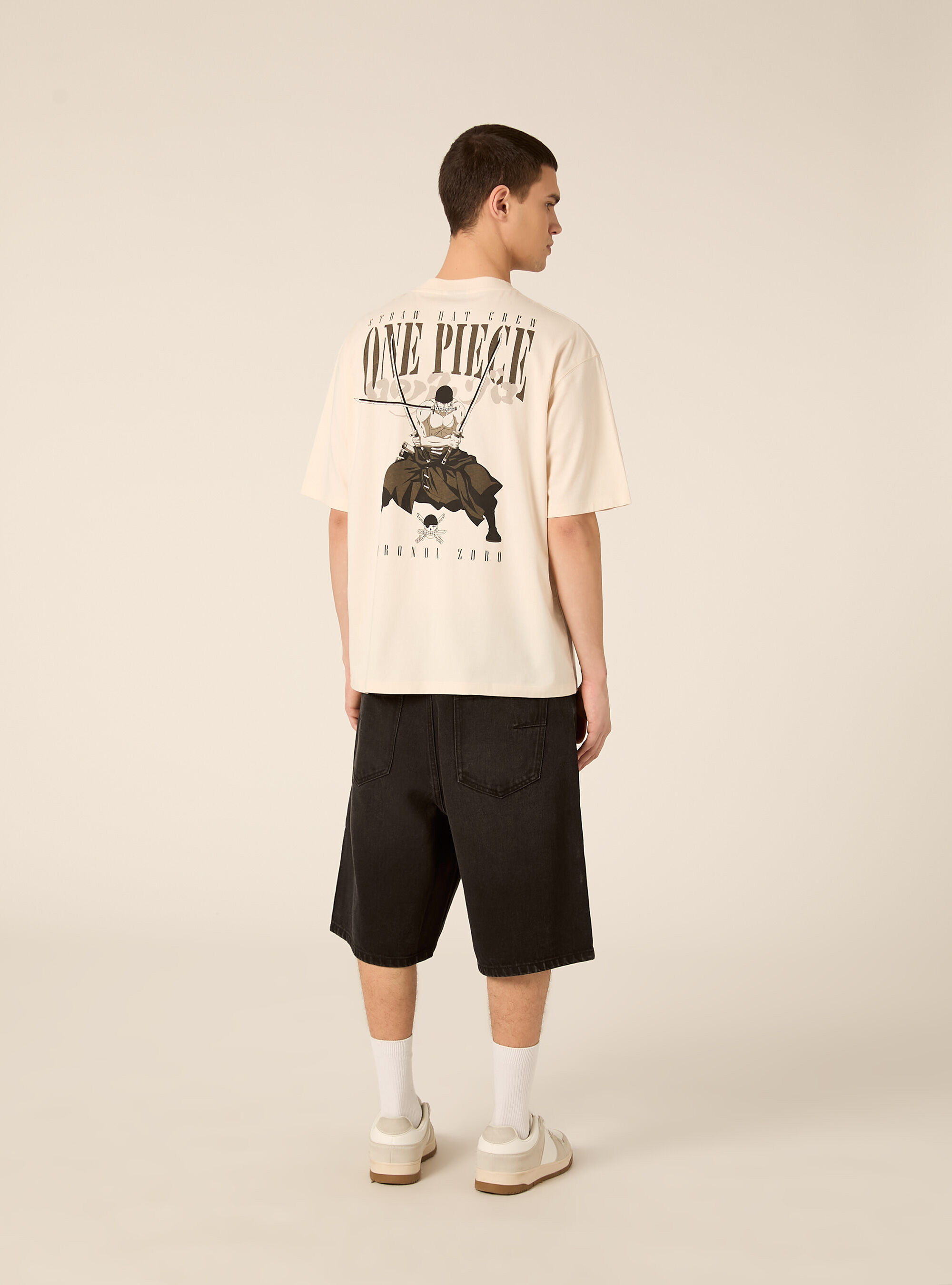 T-shirt one piece  boxy fit, CR3 CREAM LIGHT