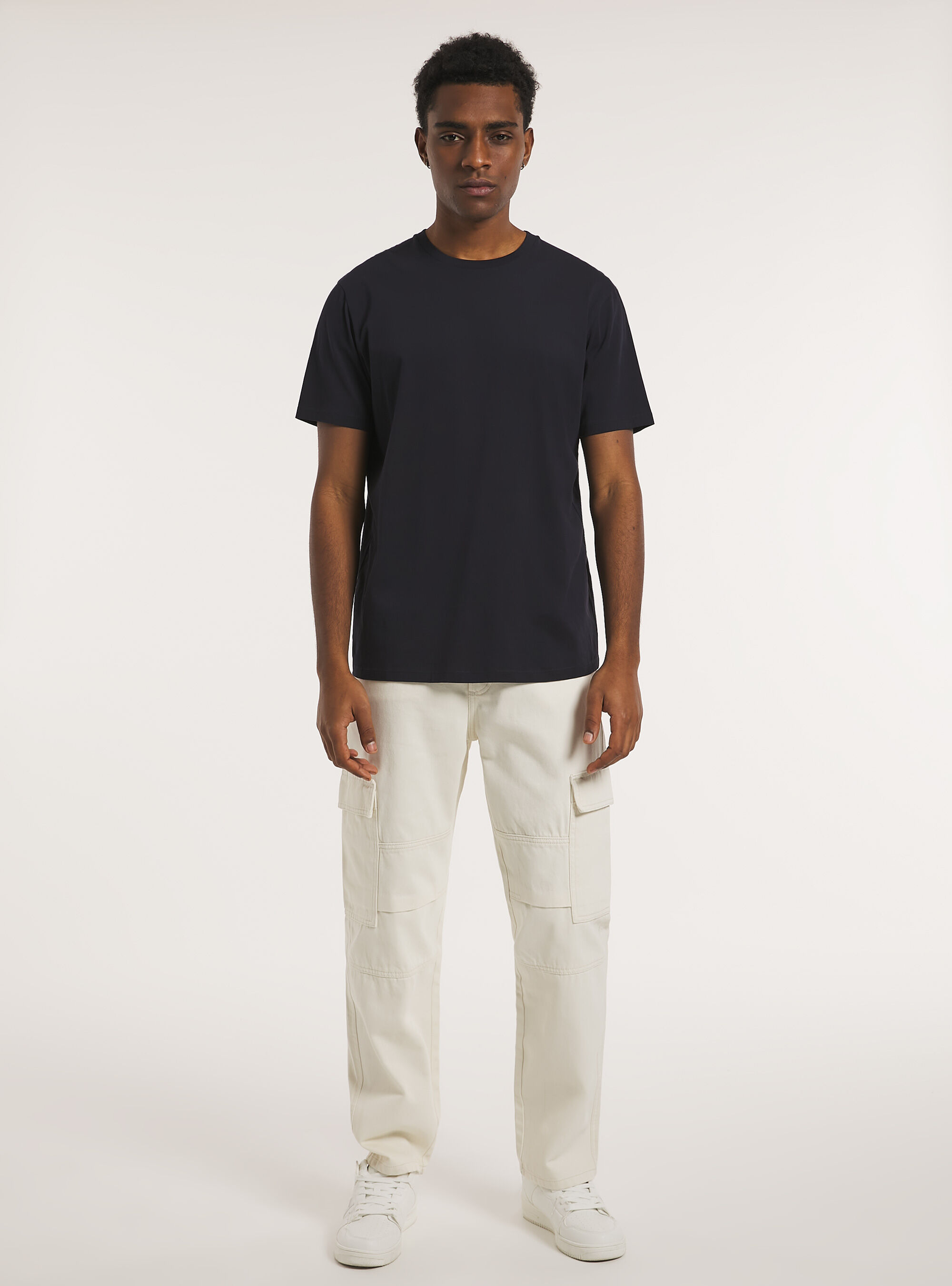 100 cotton cargo discount trousers