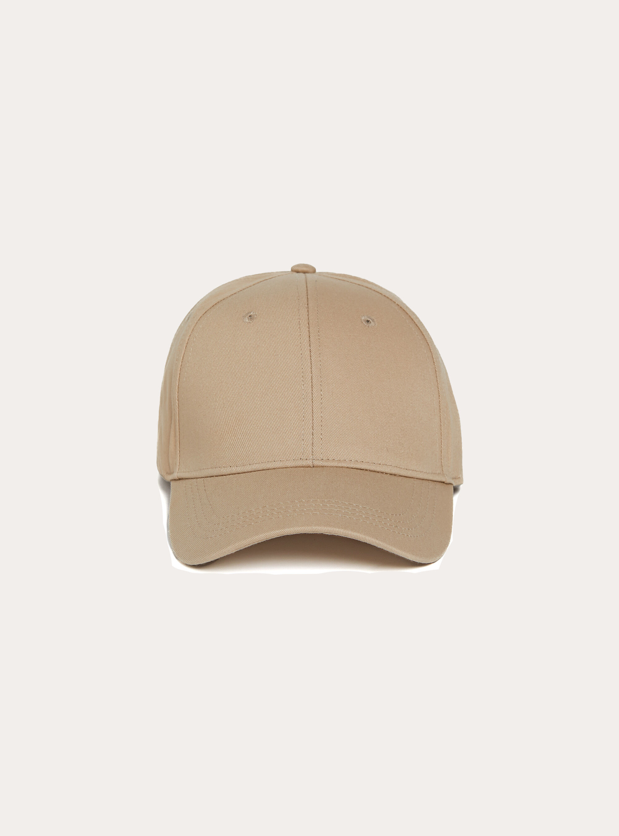 Cappello basico con ricamo, BG2 BEIGE MEDIUM