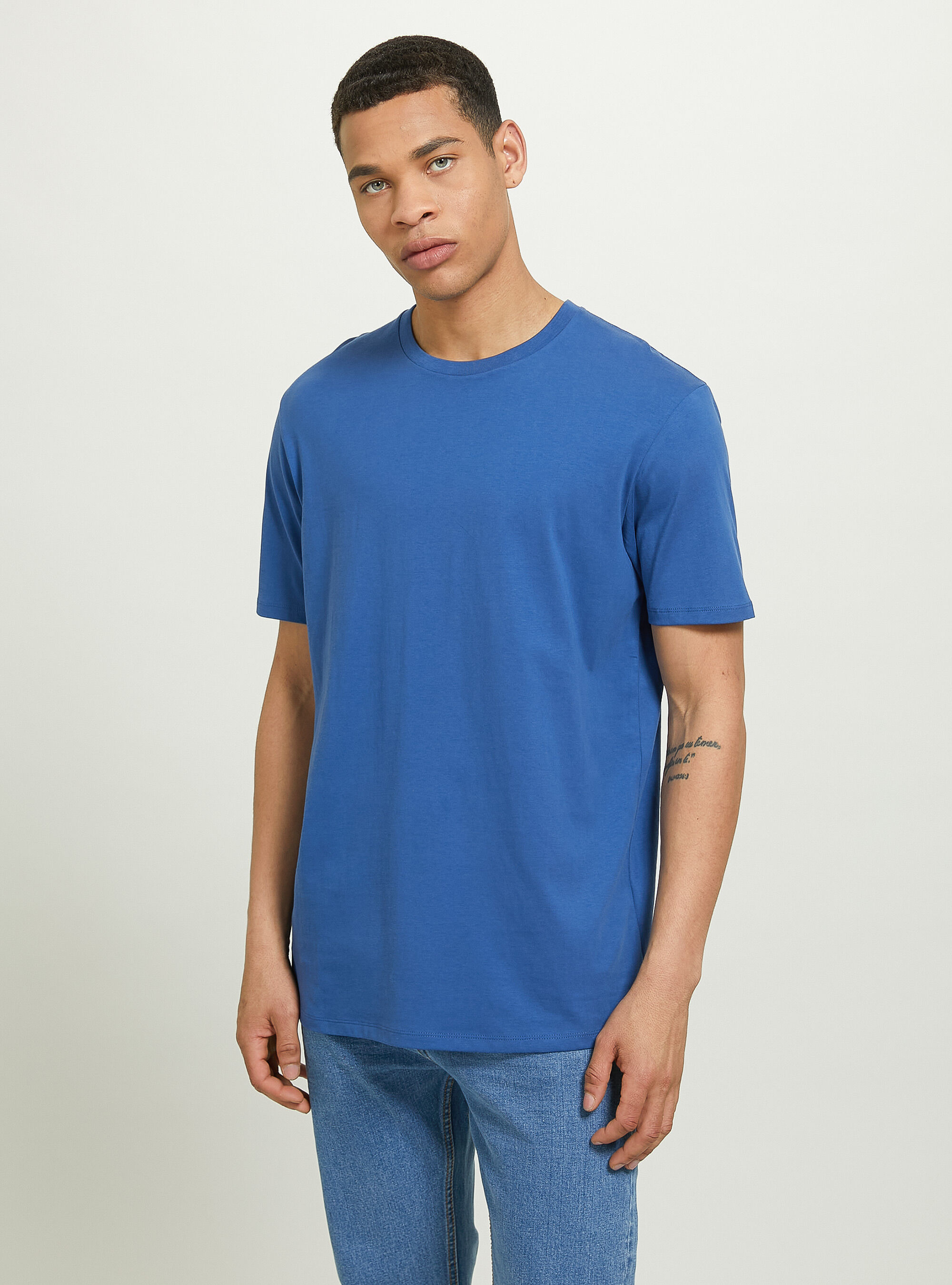 Camiseta de algod&oacute;n con cuello redondo, RY3 ROYALE LIGHT