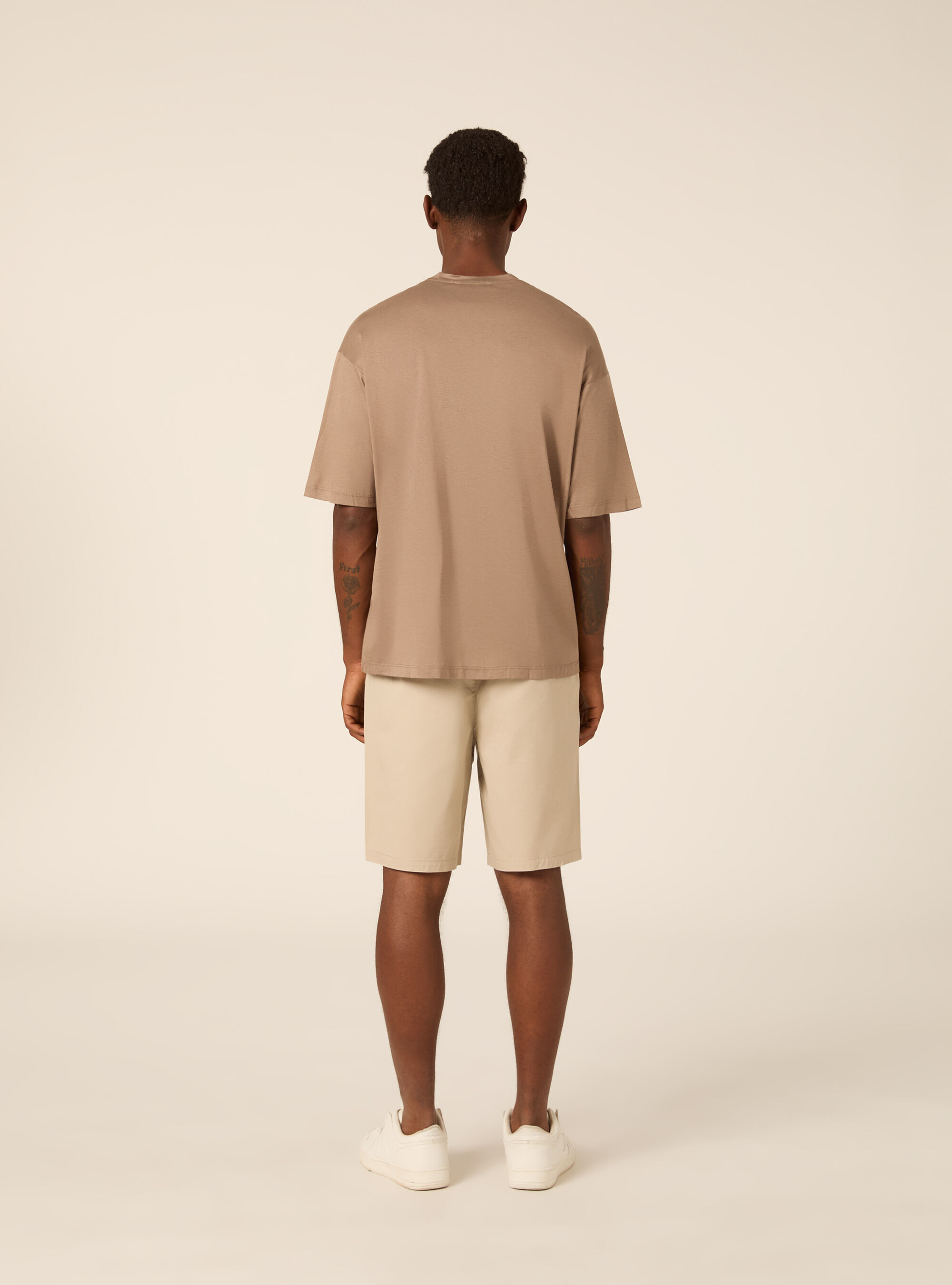 T-shirt &agrave; coupe souple, BR3 BROWN LIGHT