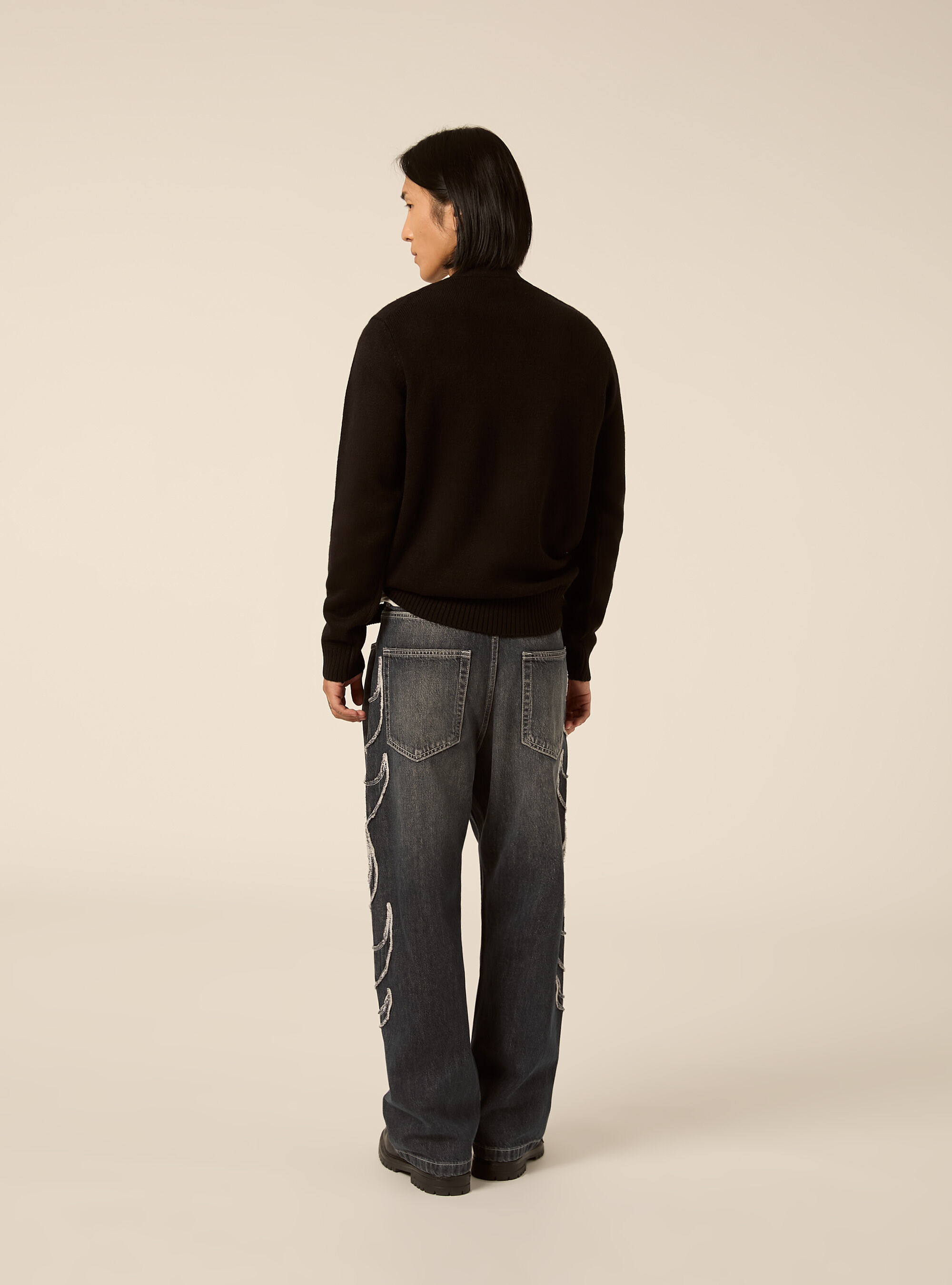 Cardigan  regular fit, BK1 BLACK
