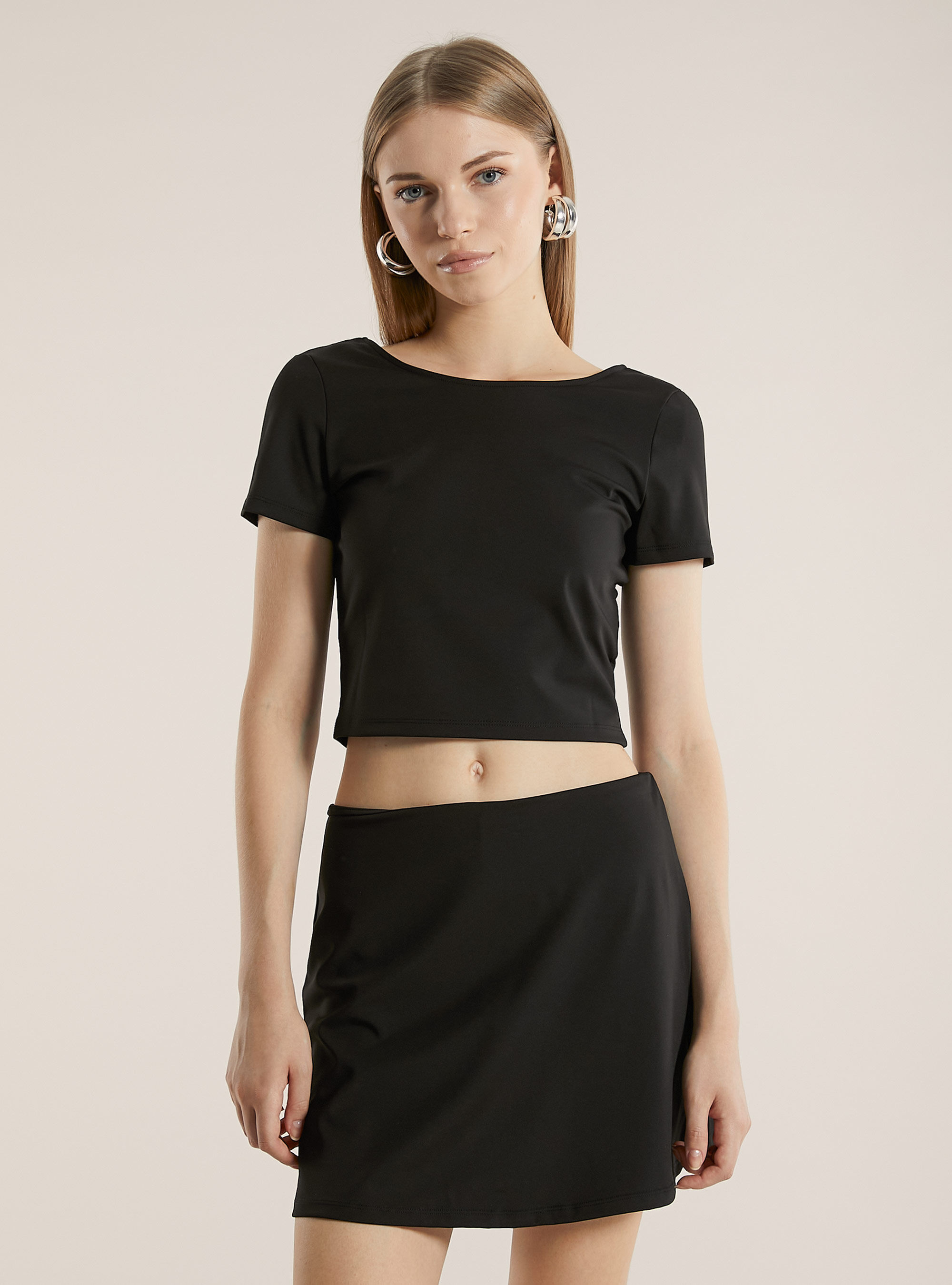 Active stretch t-shirt, BK1 BLACK