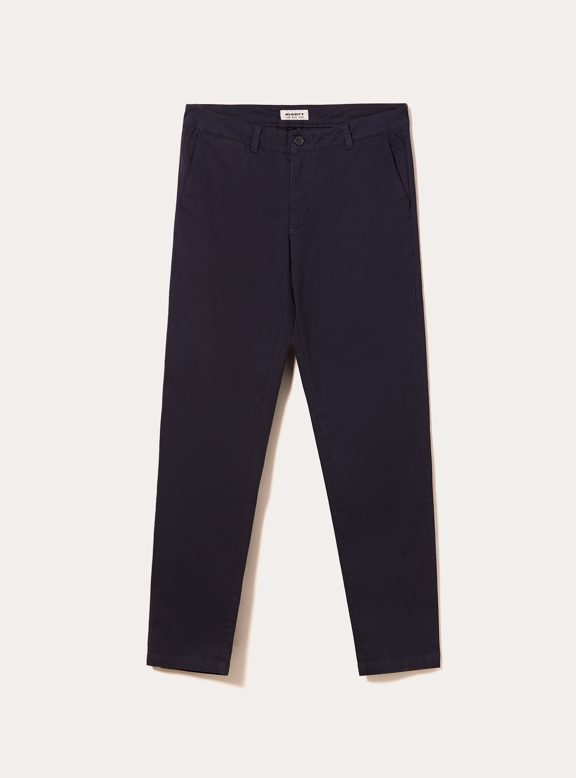 Skinny Fit Chino-Hose aus Stretch-Twill, BL1 BLUE DARK