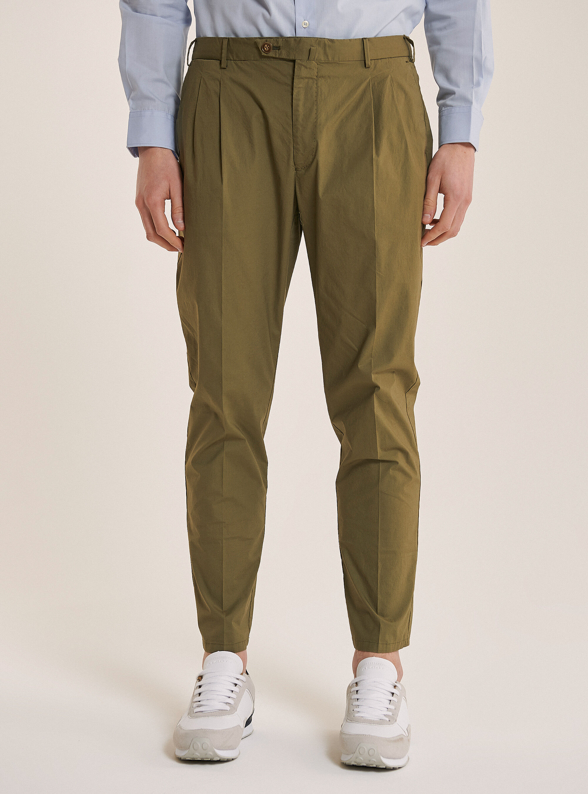 Pantaloni uomo outlet con pinces