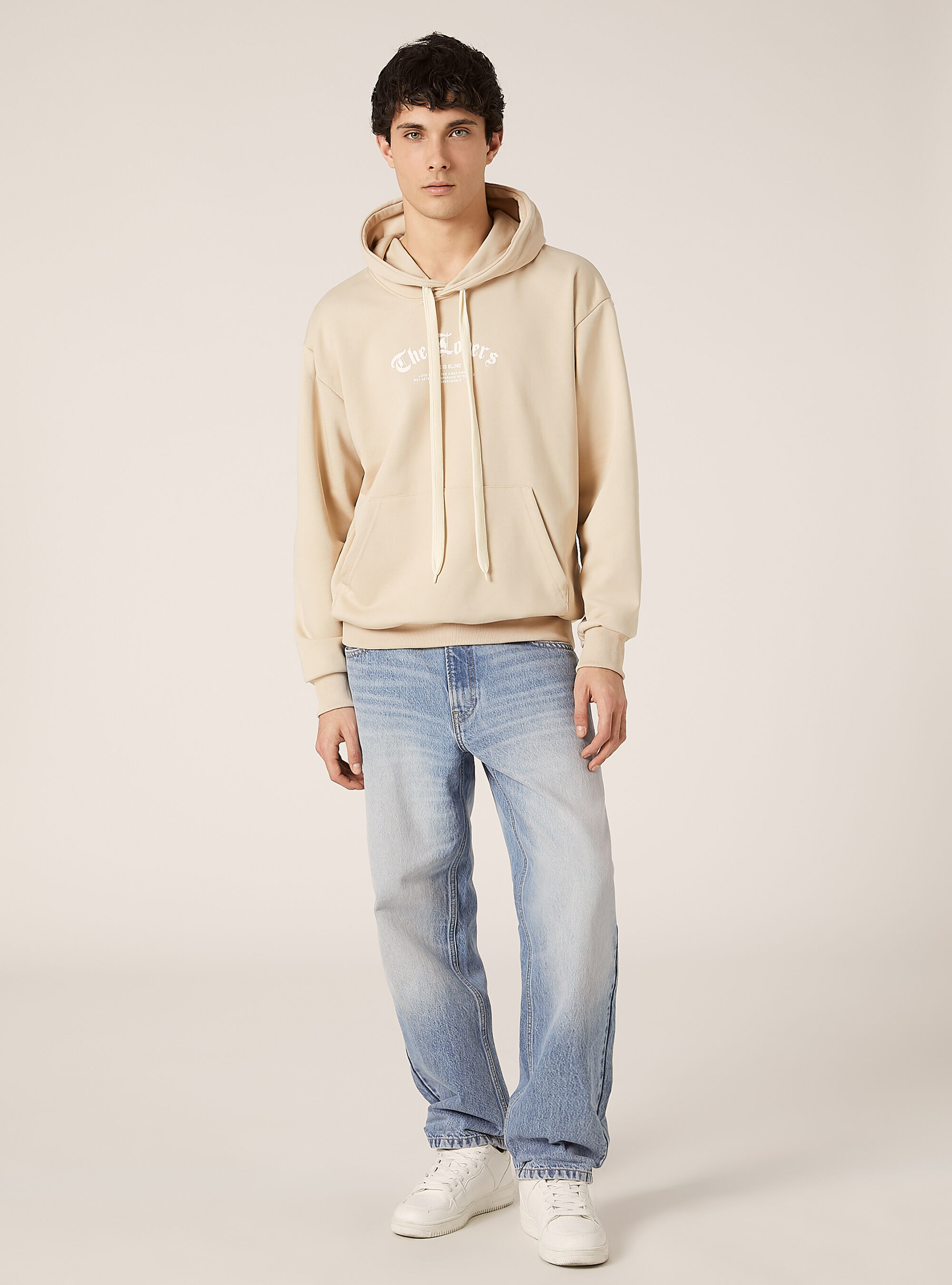 POP STATEMENT hoodie, BG3 BEIGE LIGHT