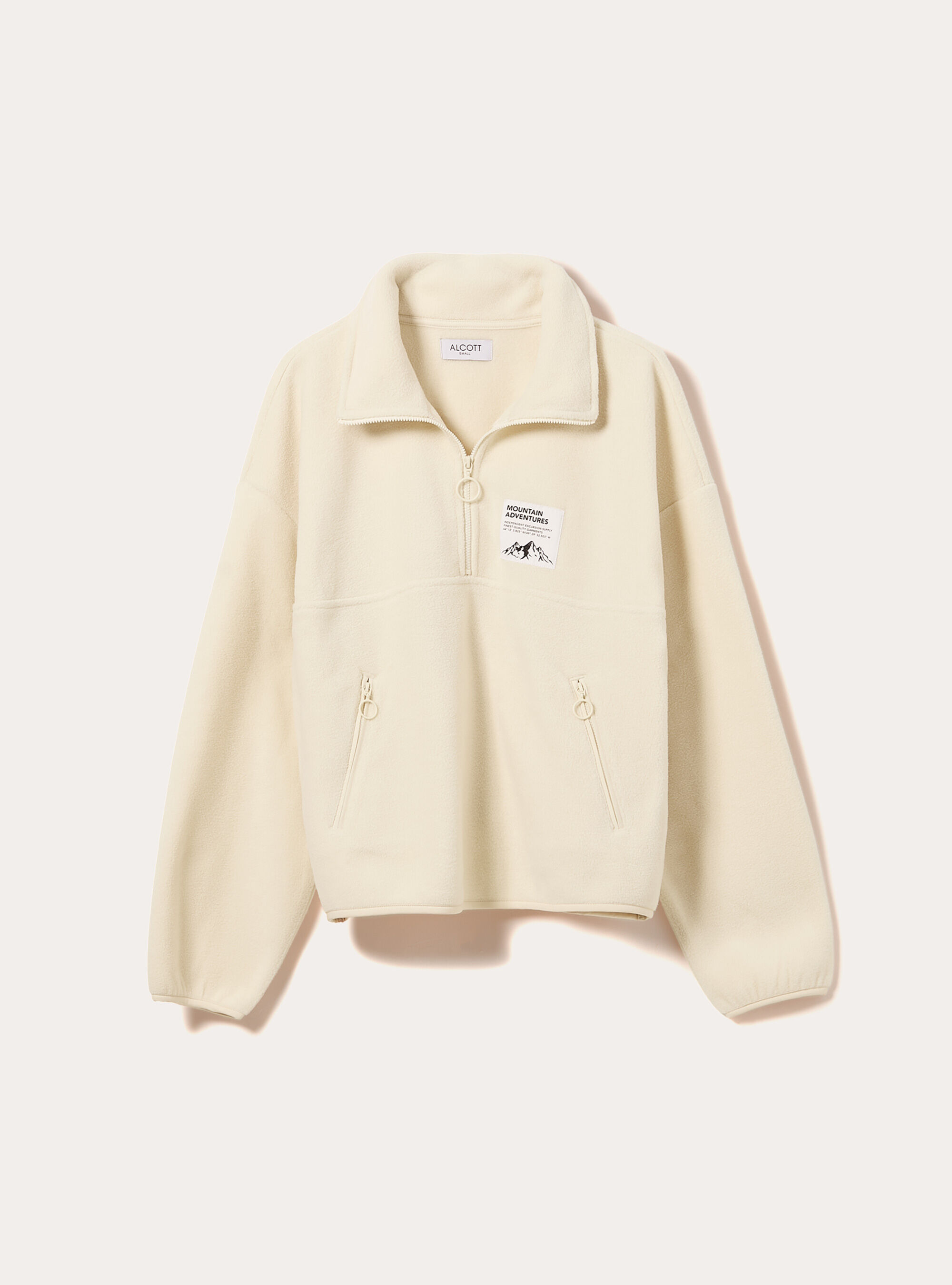 Felpa fleece adventures, WH1 OFF WHITE