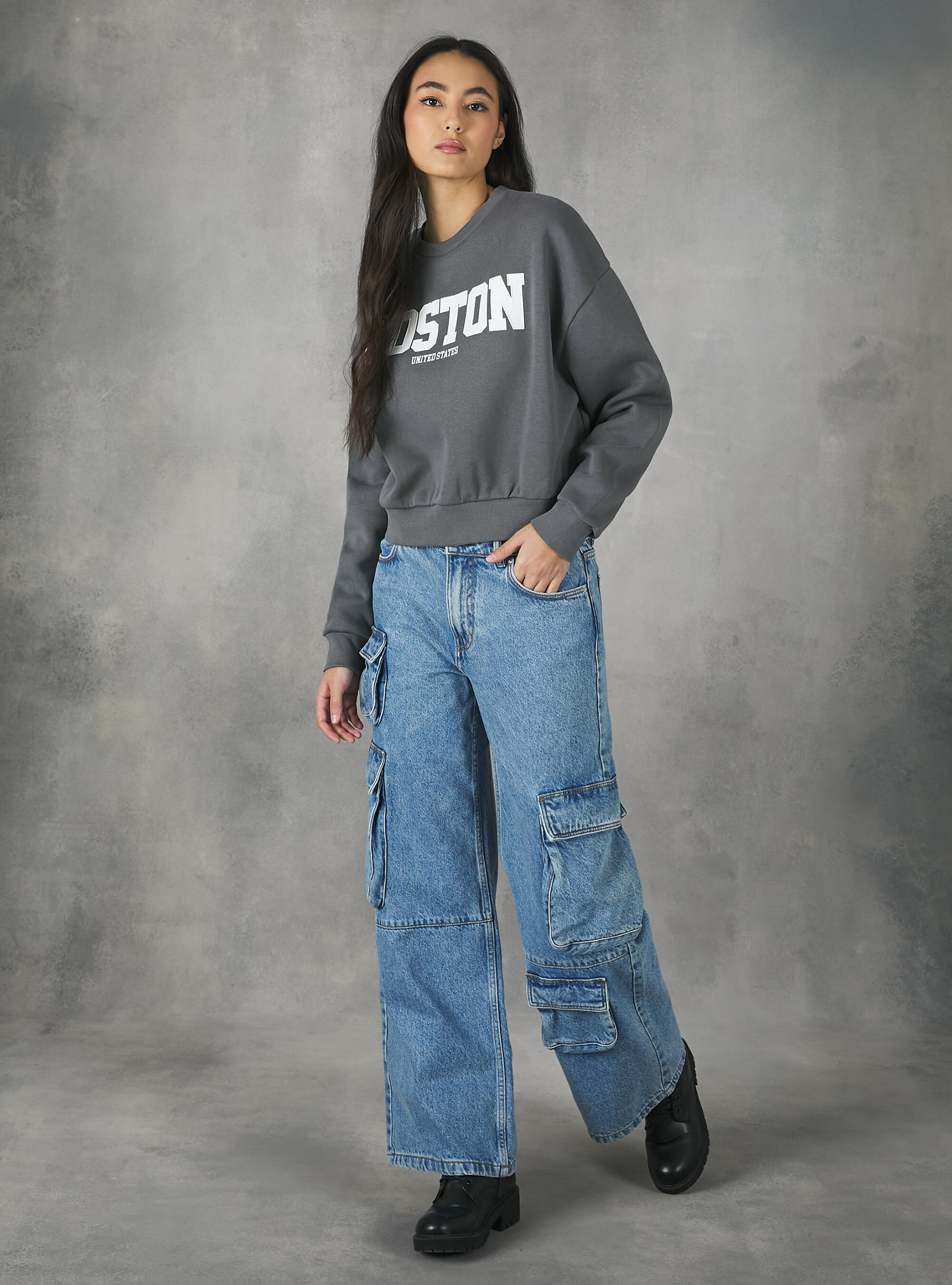 Wide 2025 bottom sweatshirts